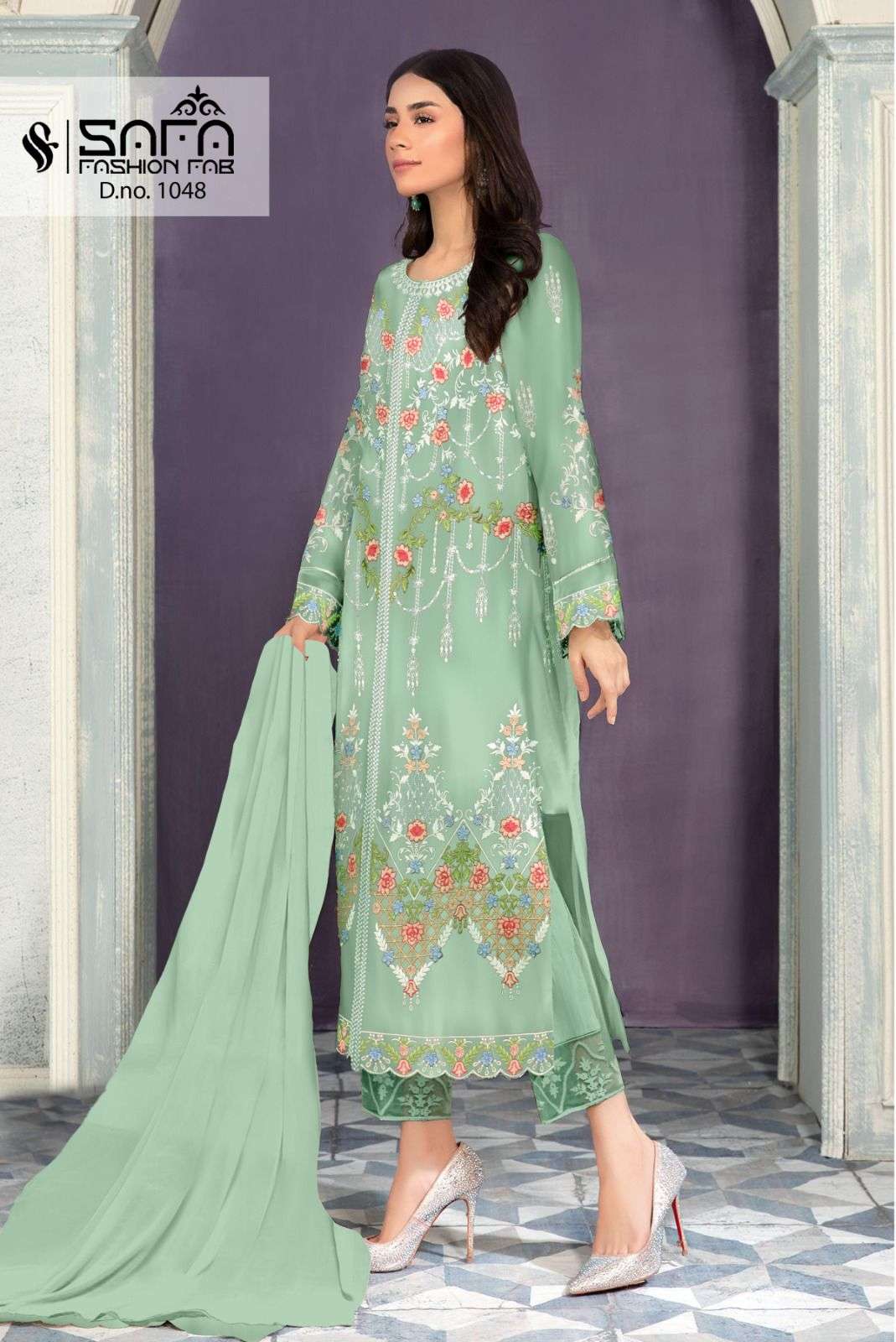 safa fashion 1048 series pakistani designer suits wholesale price surat