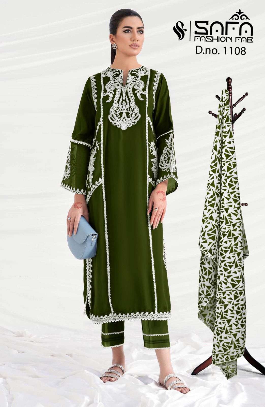 safa fashion fab 1108 series fancy designer pakistani salwar suits manufacturer surat 