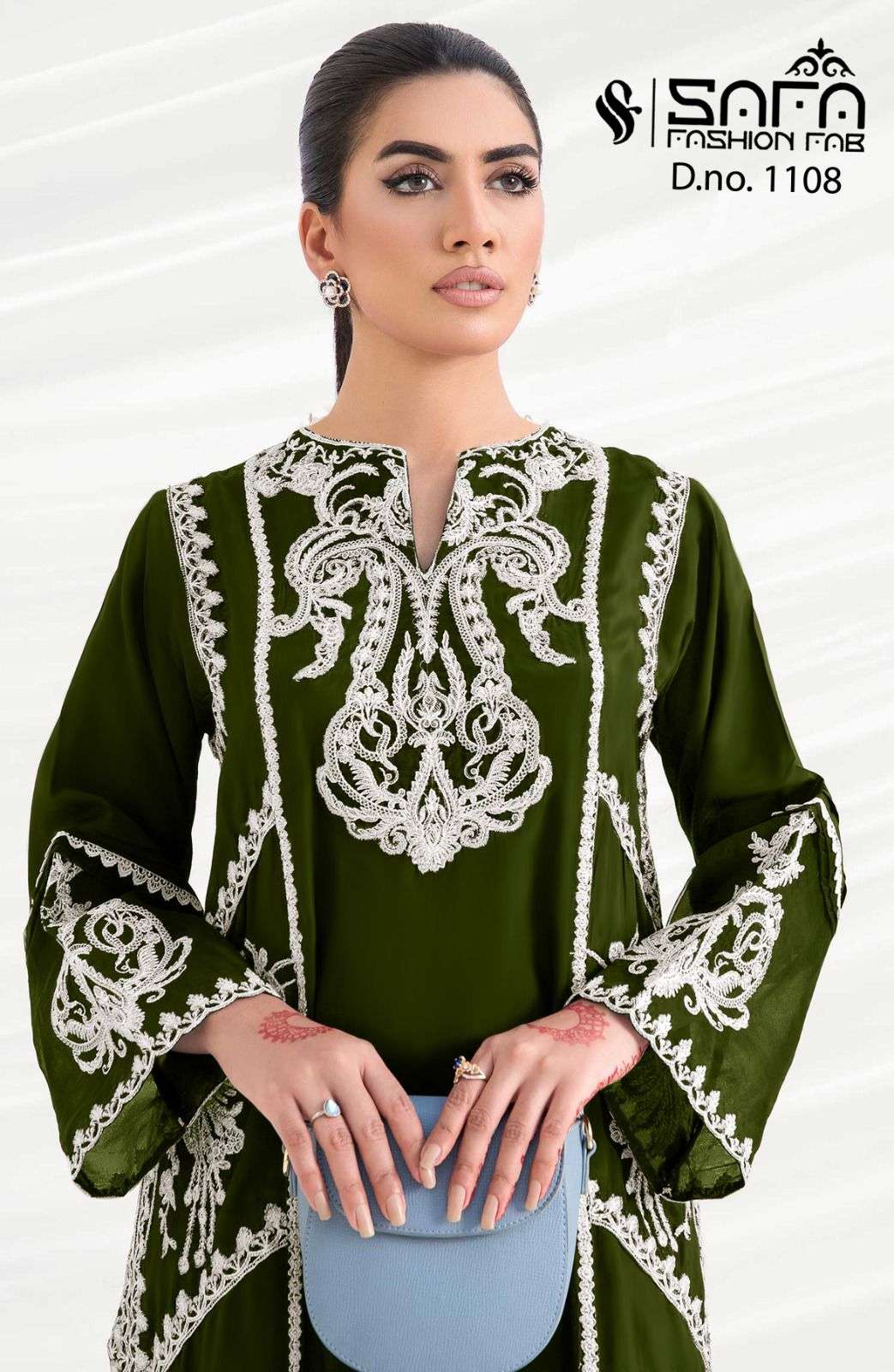 safa fashion fab 1108 series fancy designer pakistani salwar suits manufacturer surat 