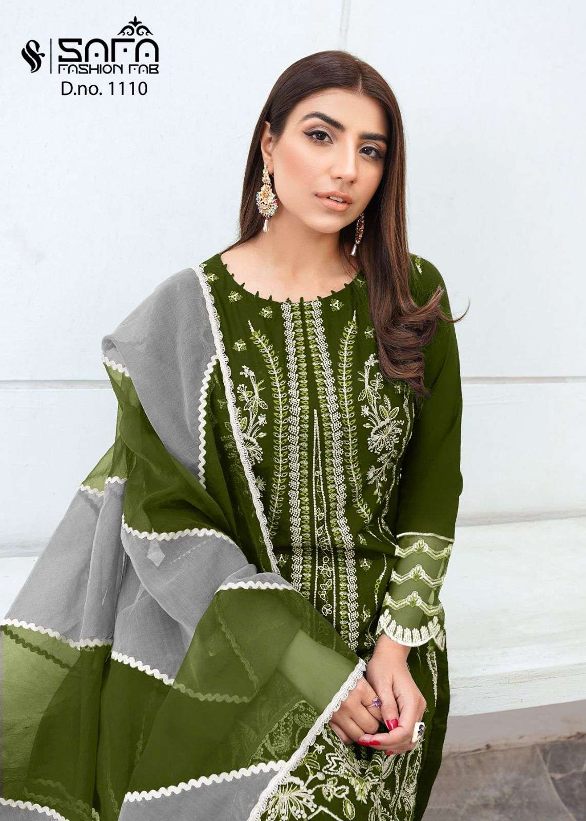 safa fashion fab 1110 series readymade designer pakistani salwar suits collection surat