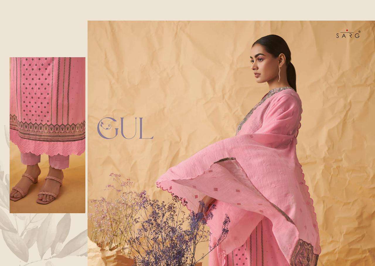 sahiba sarg gul pure lawn cotton digital printed unstich salwar kameez surat online market