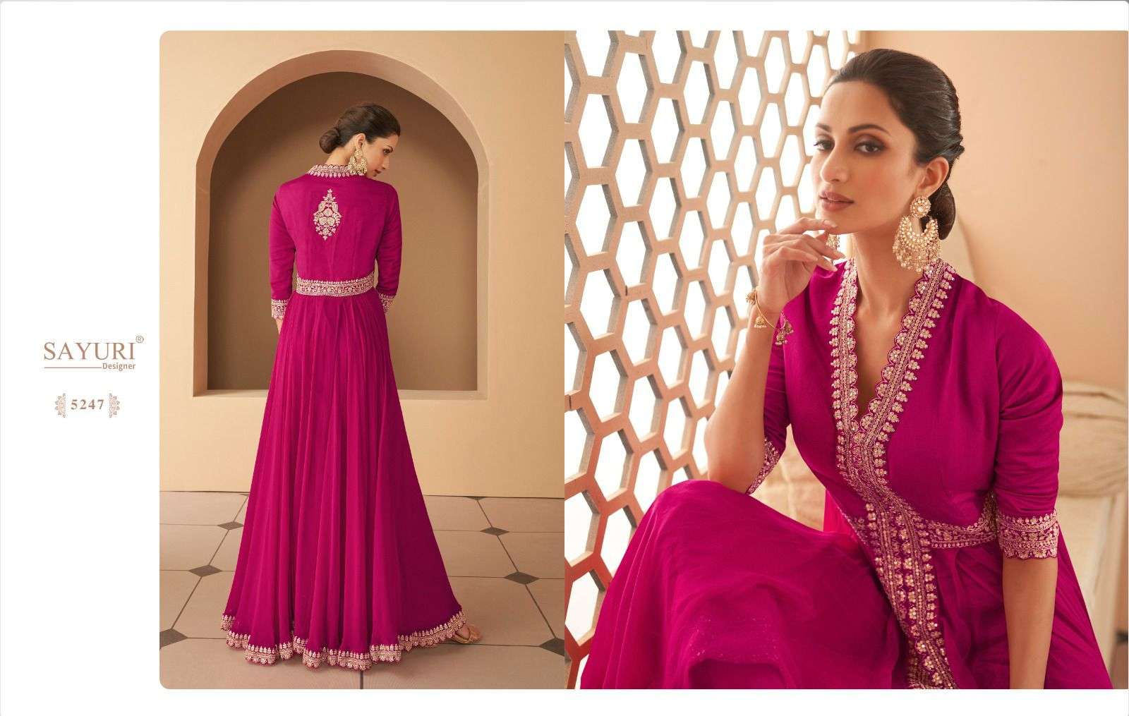 sayuri designer begum 5246-5248 series designer party wear salwar kameez wholesale price 