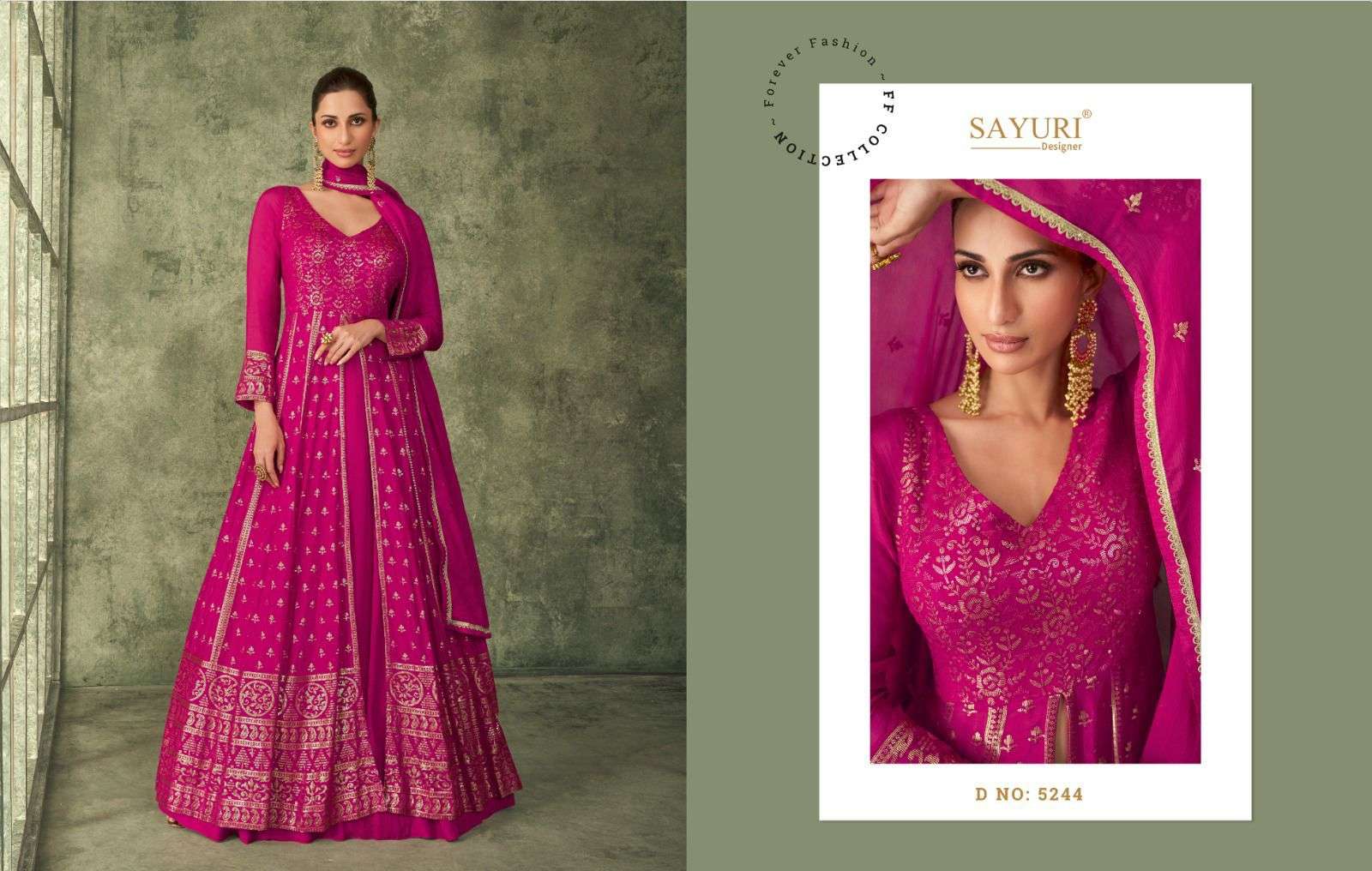 sayuri designer inayat 5243-5245 series latest designer party wear dress new catalogue online dealer surat