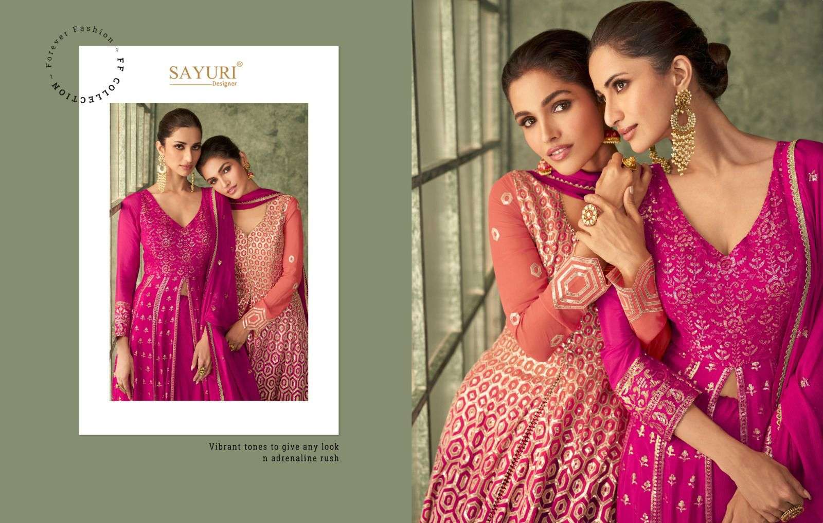 sayuri designer inayat 5243-5245 series latest designer party wear dress new catalogue online dealer surat
