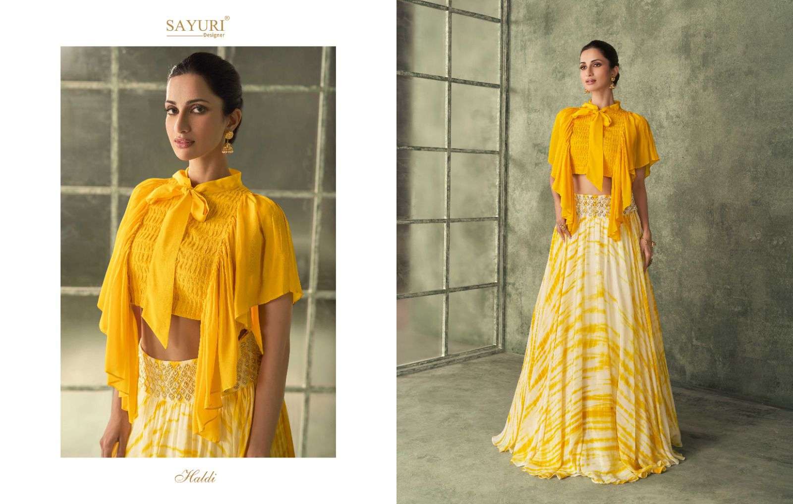 sayuri designer wedding attires vol-1 exclusive designer party wear dress catalogue manufacturer surat