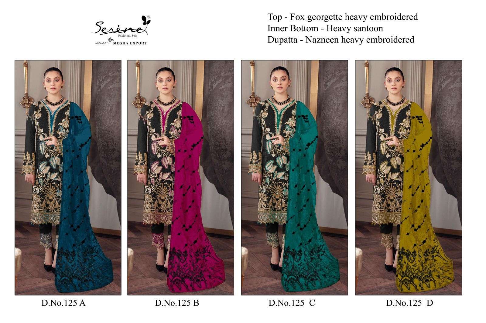 serine 125 series exclusive designer pakistani salwar suits online supplier surat 