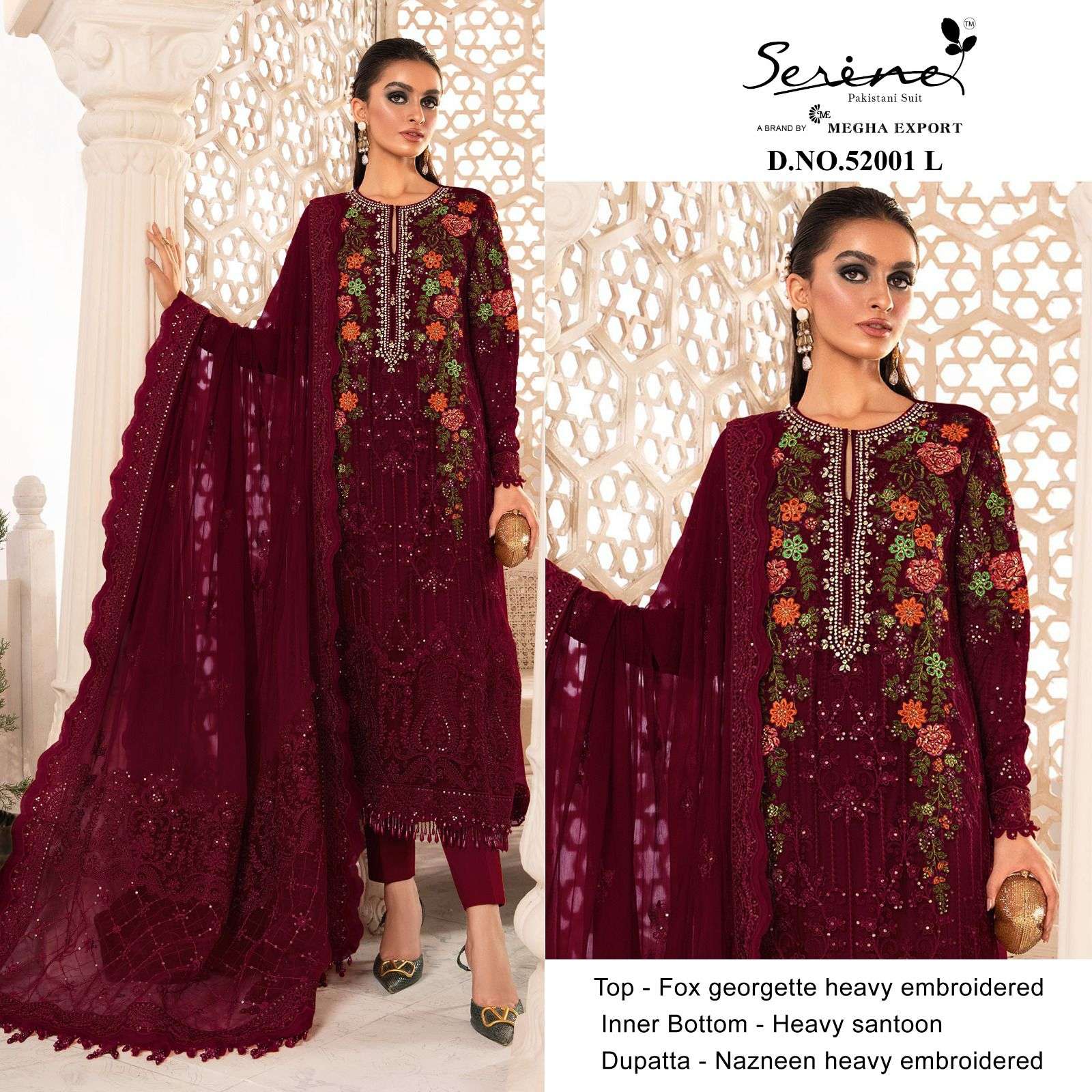 serine 52001 series exclusive designer pakistani salwar suits online dealer surat