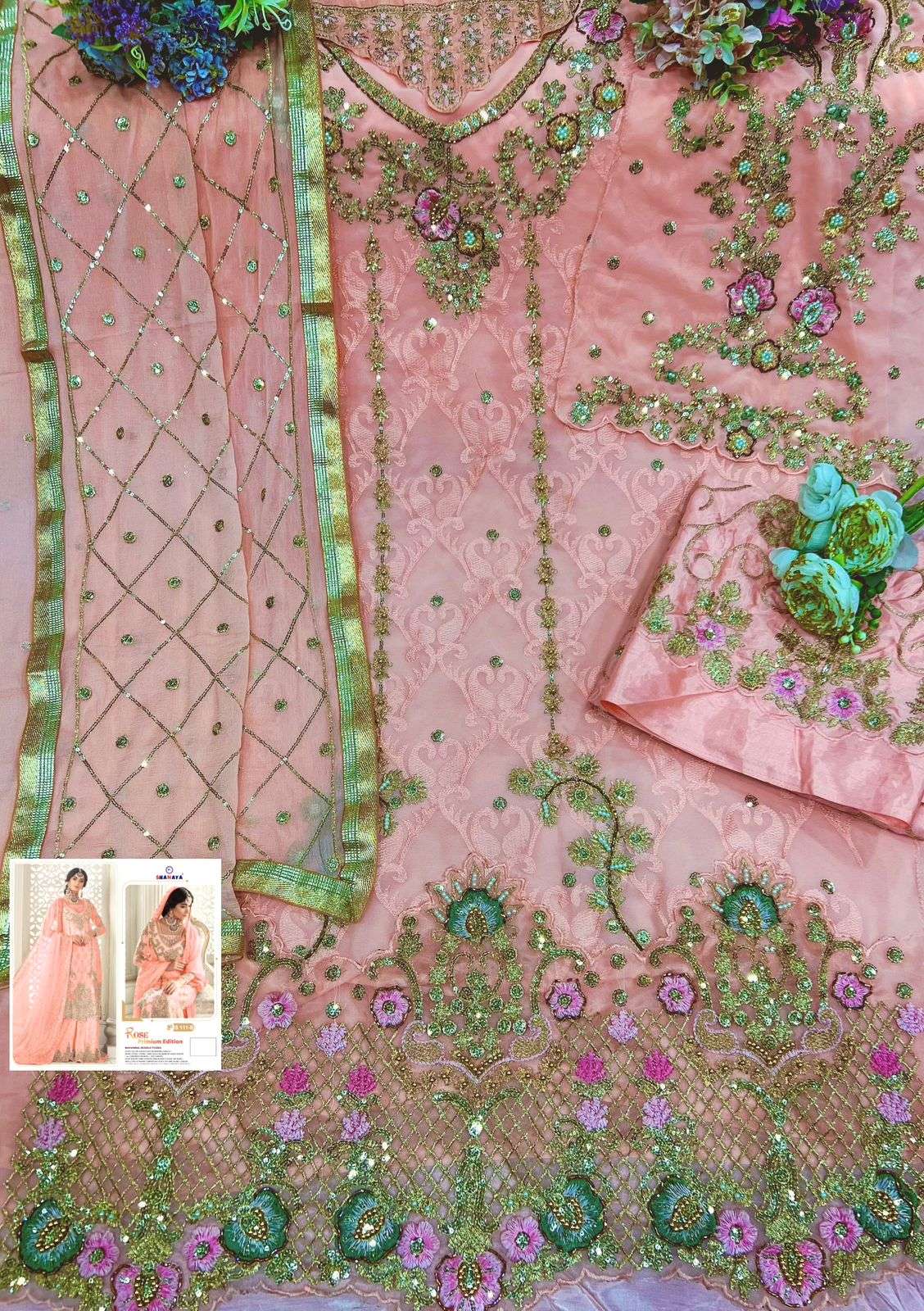 shanaya 111 series stylish designer pakistani salwar kameez wholesaler surat