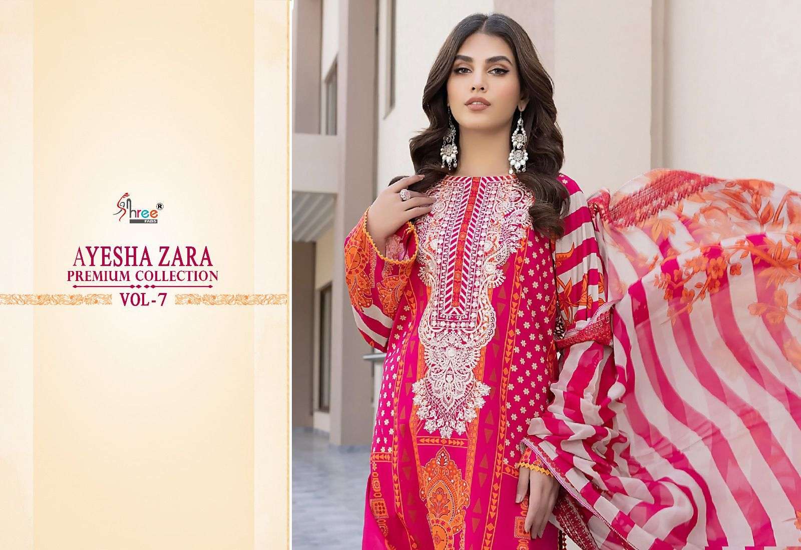Fairlady Ayesha Zara Fancy Cotton Pakistani Suit New Collection Dealer