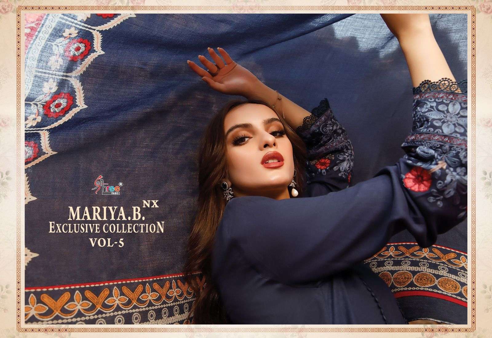 shree fabs mariya b vol-5 nx pakistani salwar kameez catalogue online supplier surat 