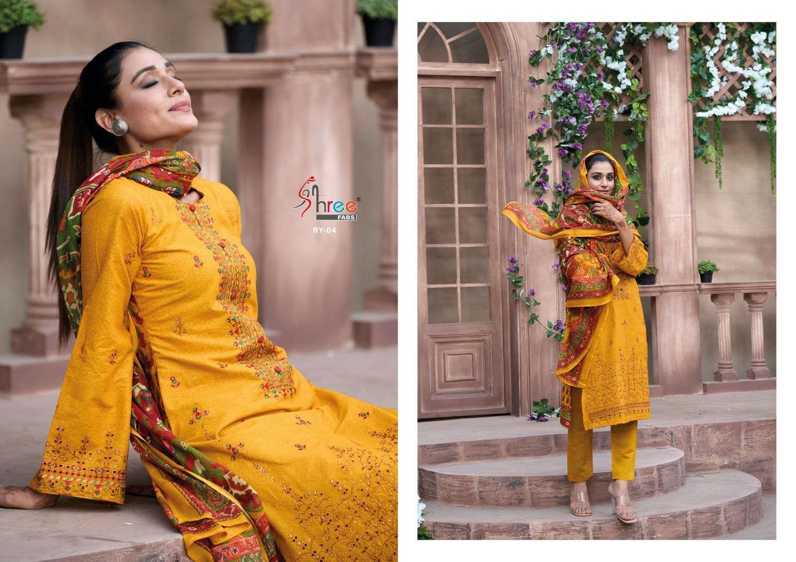 shree fabs riwayat by shree vol-1 01-06 series stylish designer pakistani salwar kameez catalogue surat 