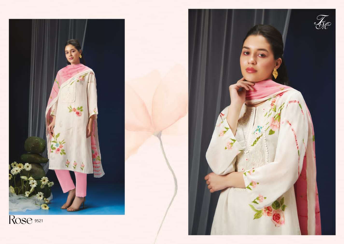 t&m rose exclusive designer salwar kameez catalogue wholesale price surat 