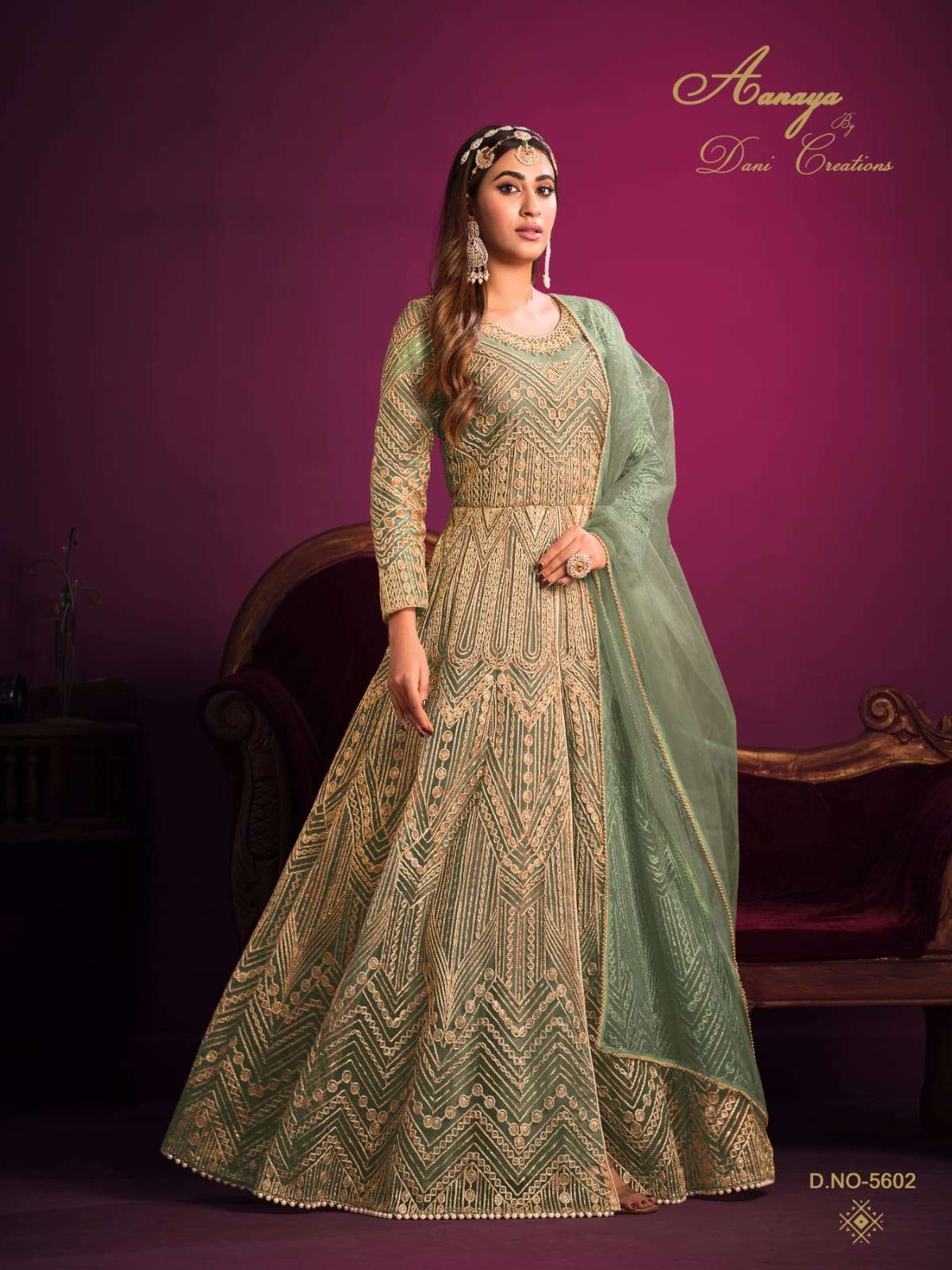 twisha aanaya vol-156 5601-5604 series exclusive designer party wear salwar suits catalogue wholesaler surat 