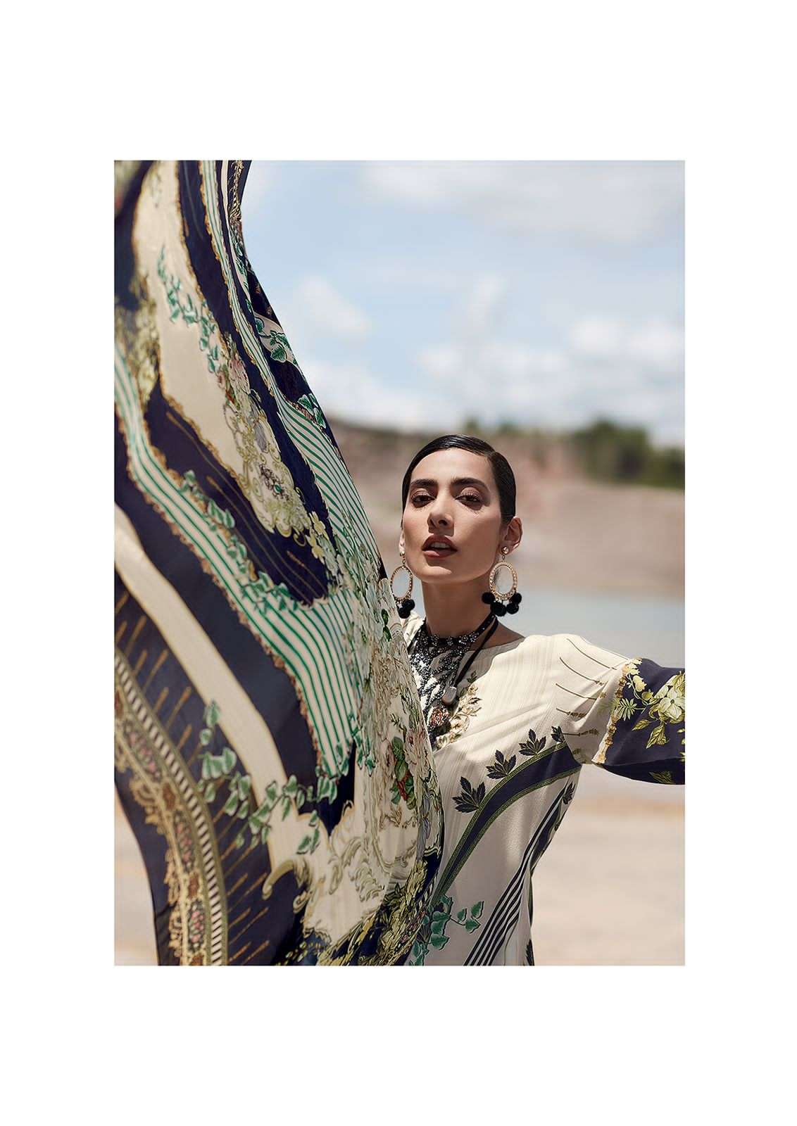 varsha elan-e-mohabbat luxury lawn collection fancy salwar suits collection surat