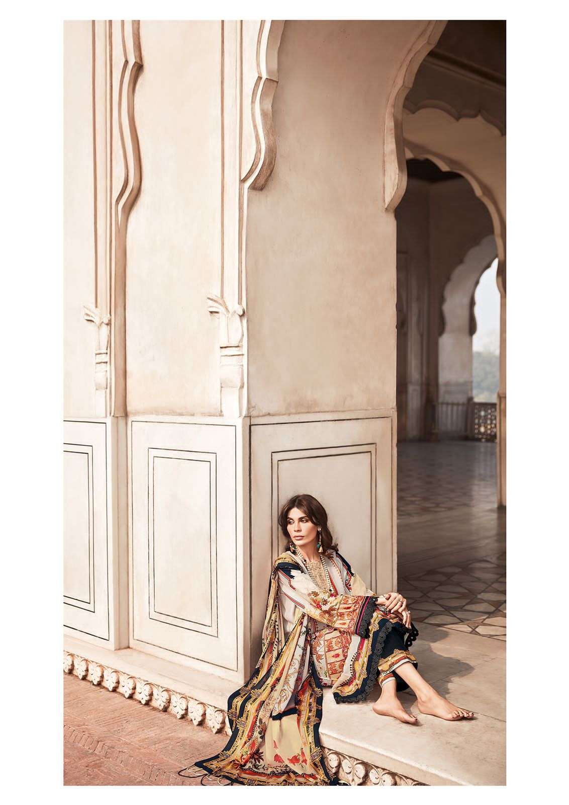 varsha elan-e-mohabbat luxury lawn collection fancy salwar suits collection surat