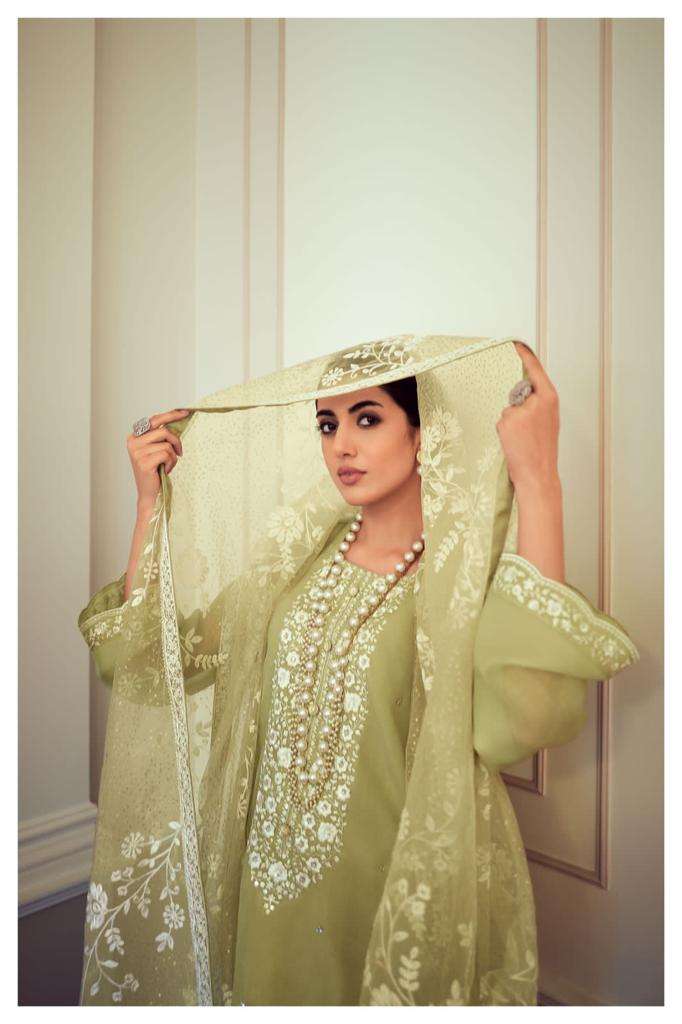 varsha fashion paradise tissue with embroidery salwar kameez wholesale price surat
