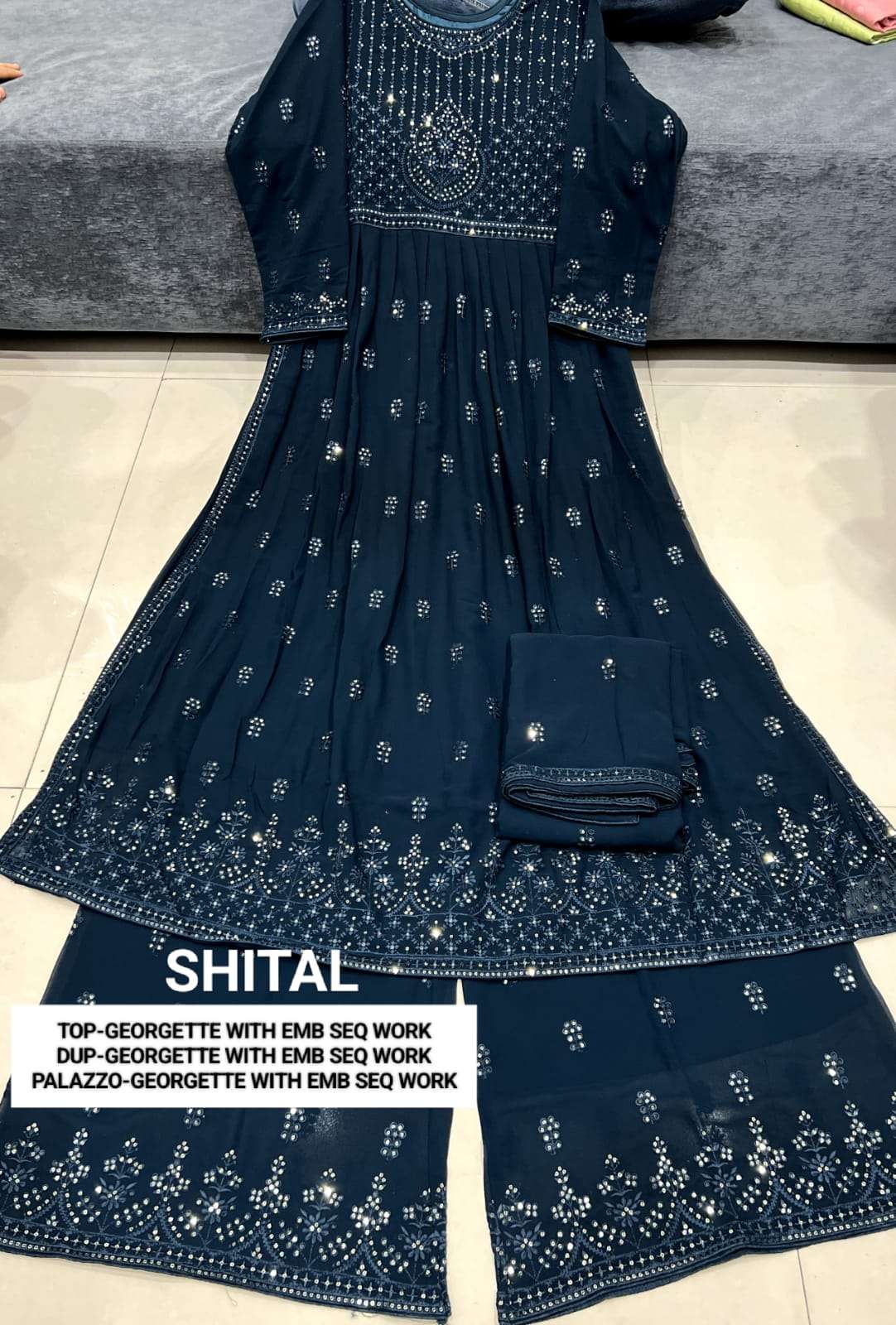 vedanti shital georgette with work designer salwar suits catalogue online supplier surat 