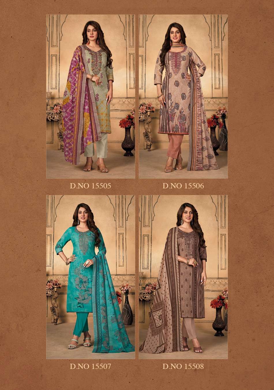 vidhatri khwahish 15501-15506 series fancy designer salwar kameez catalogue online supplier surat