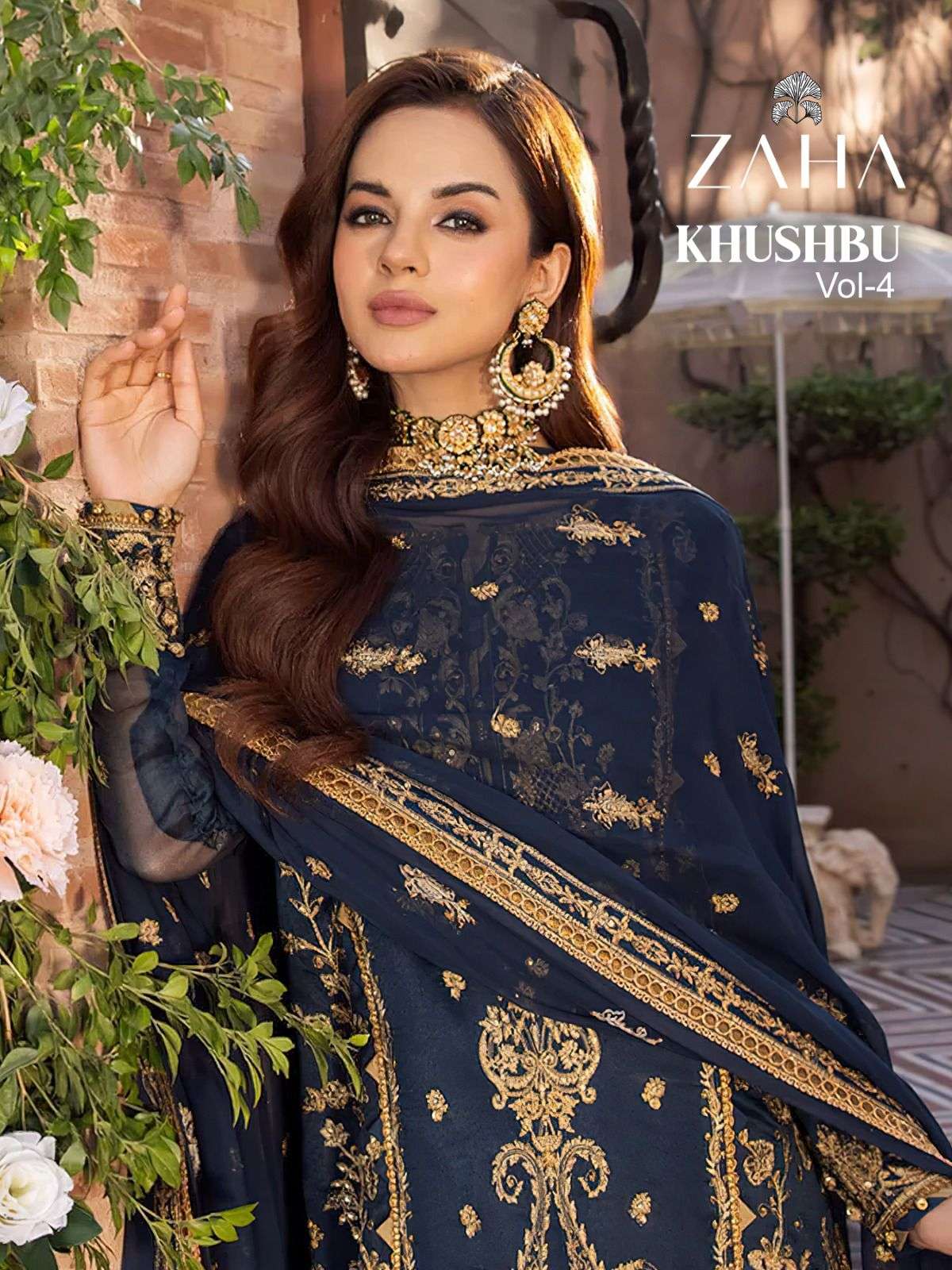 zaha khushbu vol-4 10134-10136 series exclusive designer pakistani salwar suits catalogue wholesale price surat 