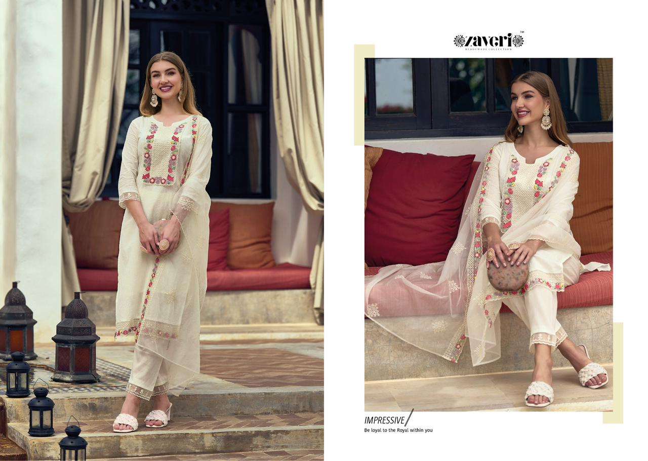 zaveri nagma 1121-1124 series stylish look designer readymade salwar suits catalogue collection surat