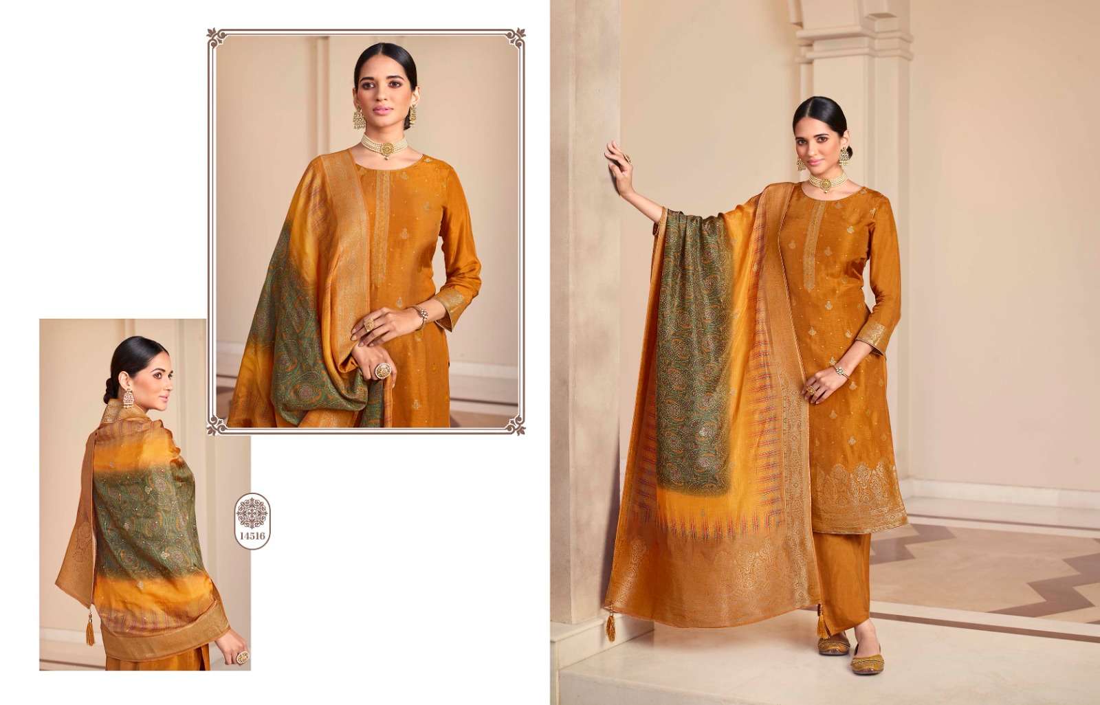 zisa arshi vol-2 14511-14516 series stylish designer salwar kameez latest catalogue in surat