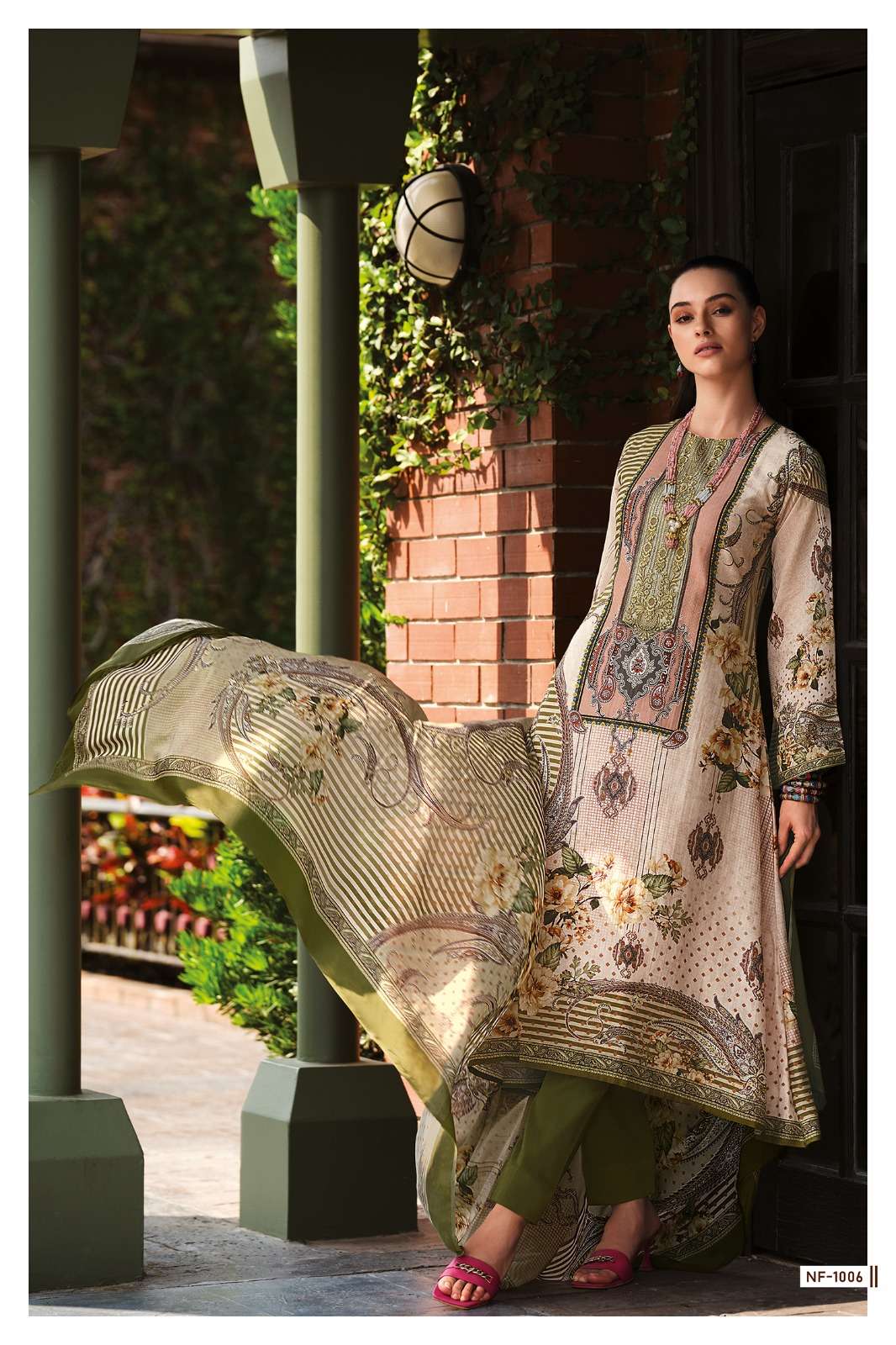 aiqa lifestyle nafeesa 1001-1006 series trendy designer salwar kameez catalogue online dealer surat 