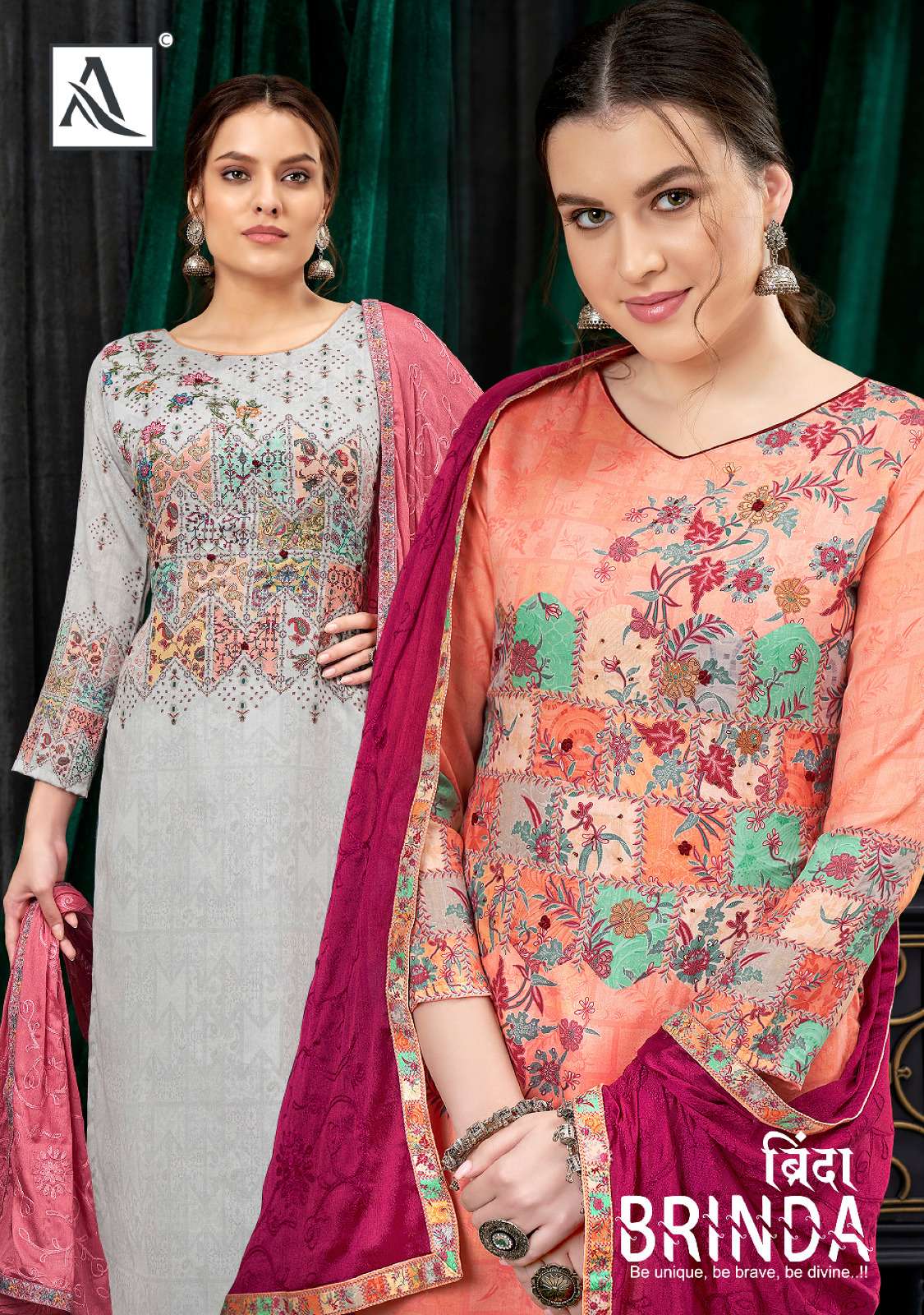 alok suit brinda trendy designer salwar kameez catalogue online supplier surat 