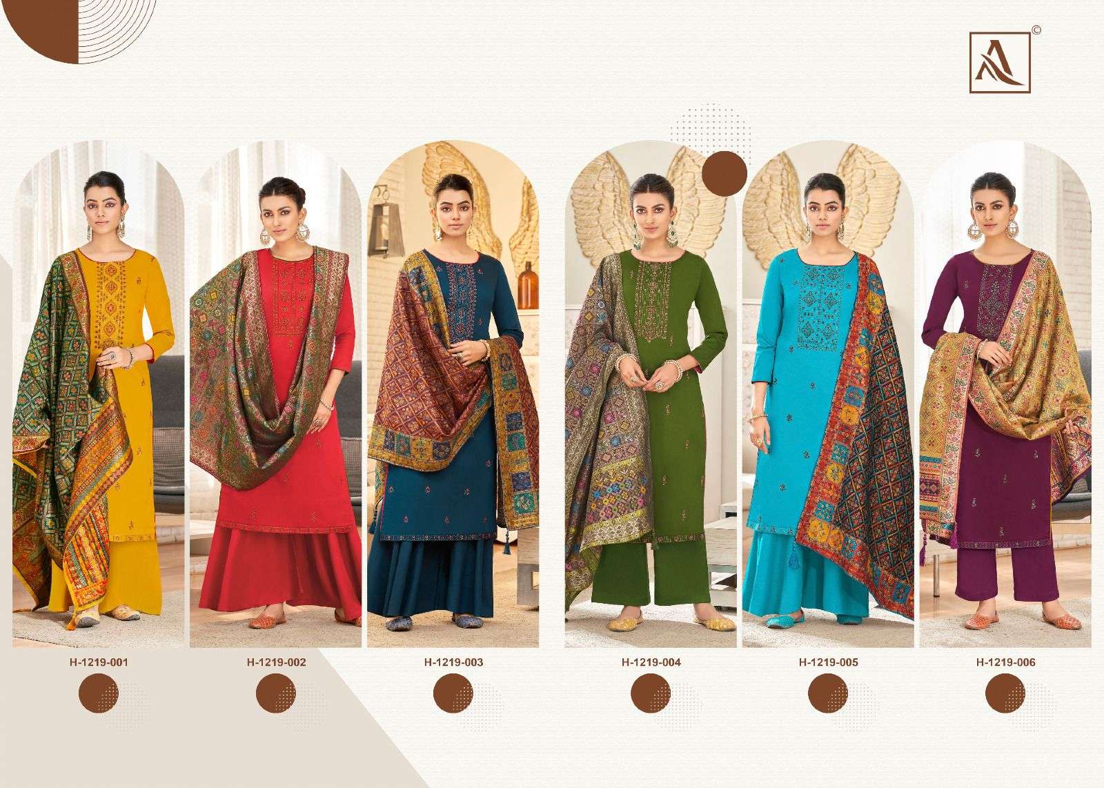 alok suit meera edition vol-10 unstich designer salwar kameez catalogue online market surat
