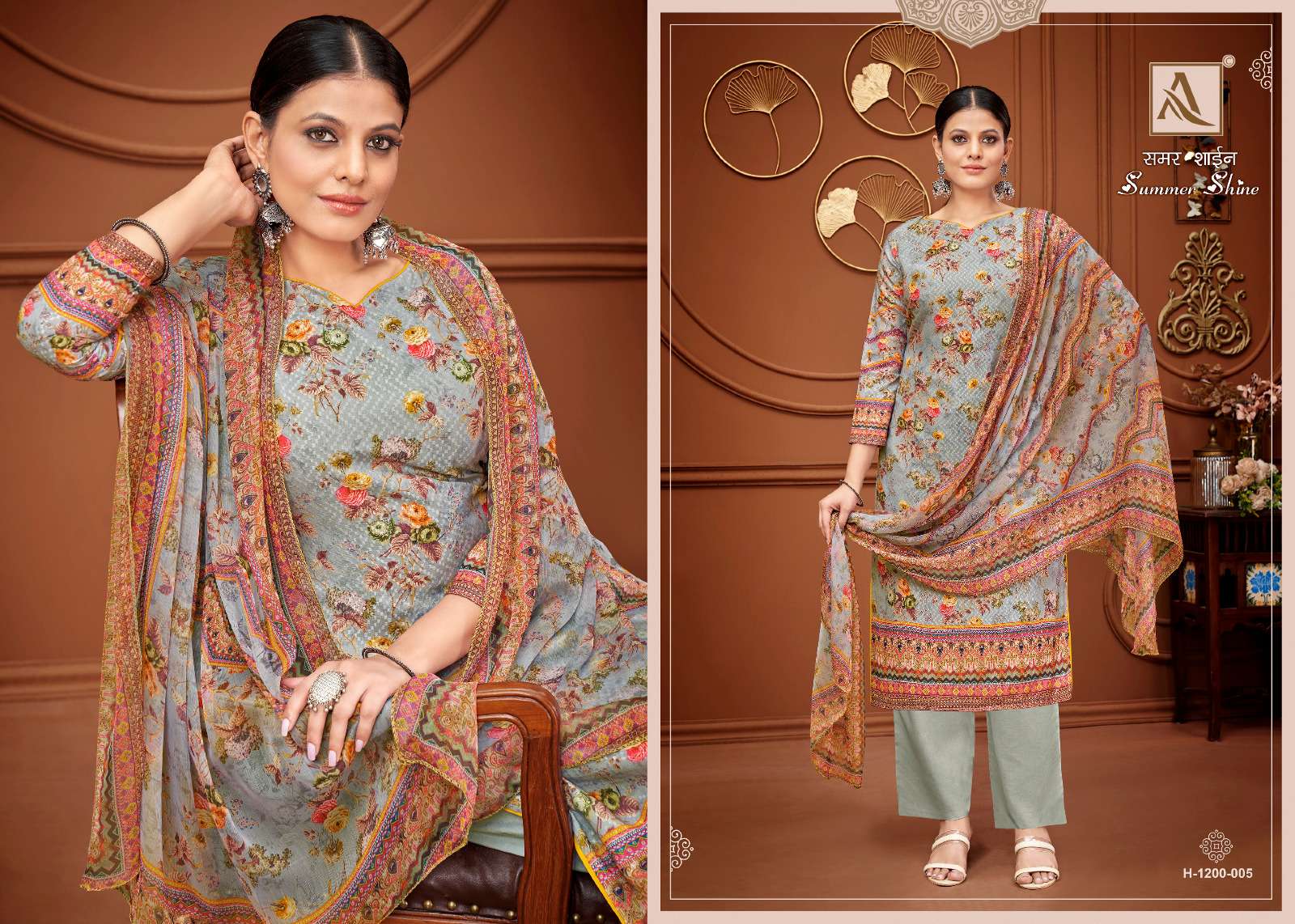 alok suits summer shine pure soft cotton designer wear salwar kameez wholesale price surat