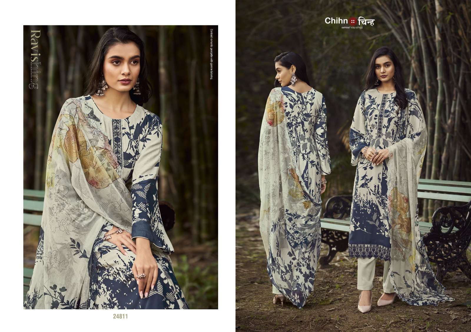 chinah eliana 24811-24814 series exclusive designer salwar kameez catalogue manufacturer surat 
