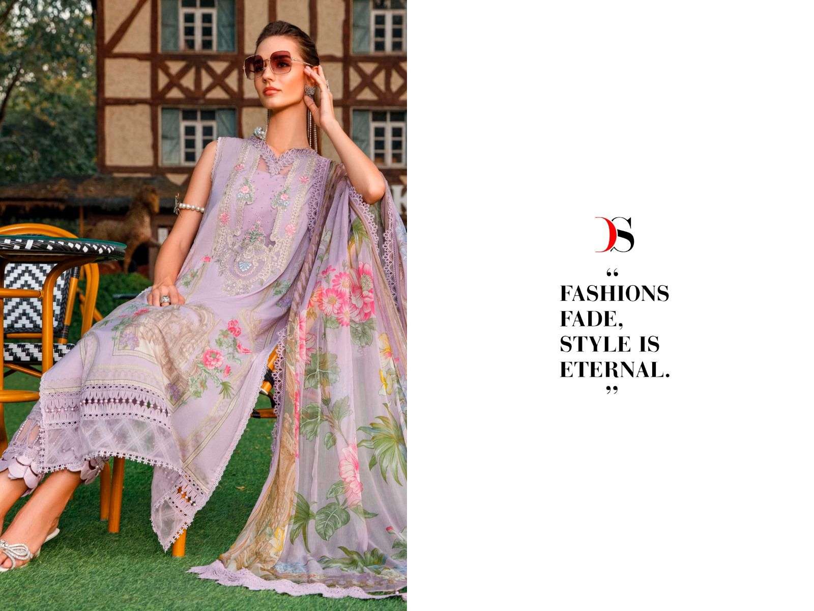 deepsy suits mariab m prints vol-2 3091-3100 series pure cotton designer pakistani salwar kameez manufacturer surat 