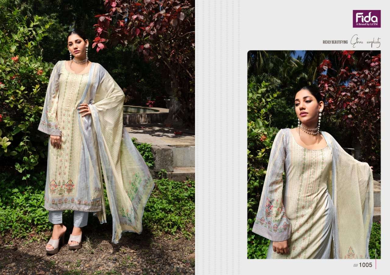 fida chavvi 1001-1006 series soft cotton designer salwar kameez wholesale price 