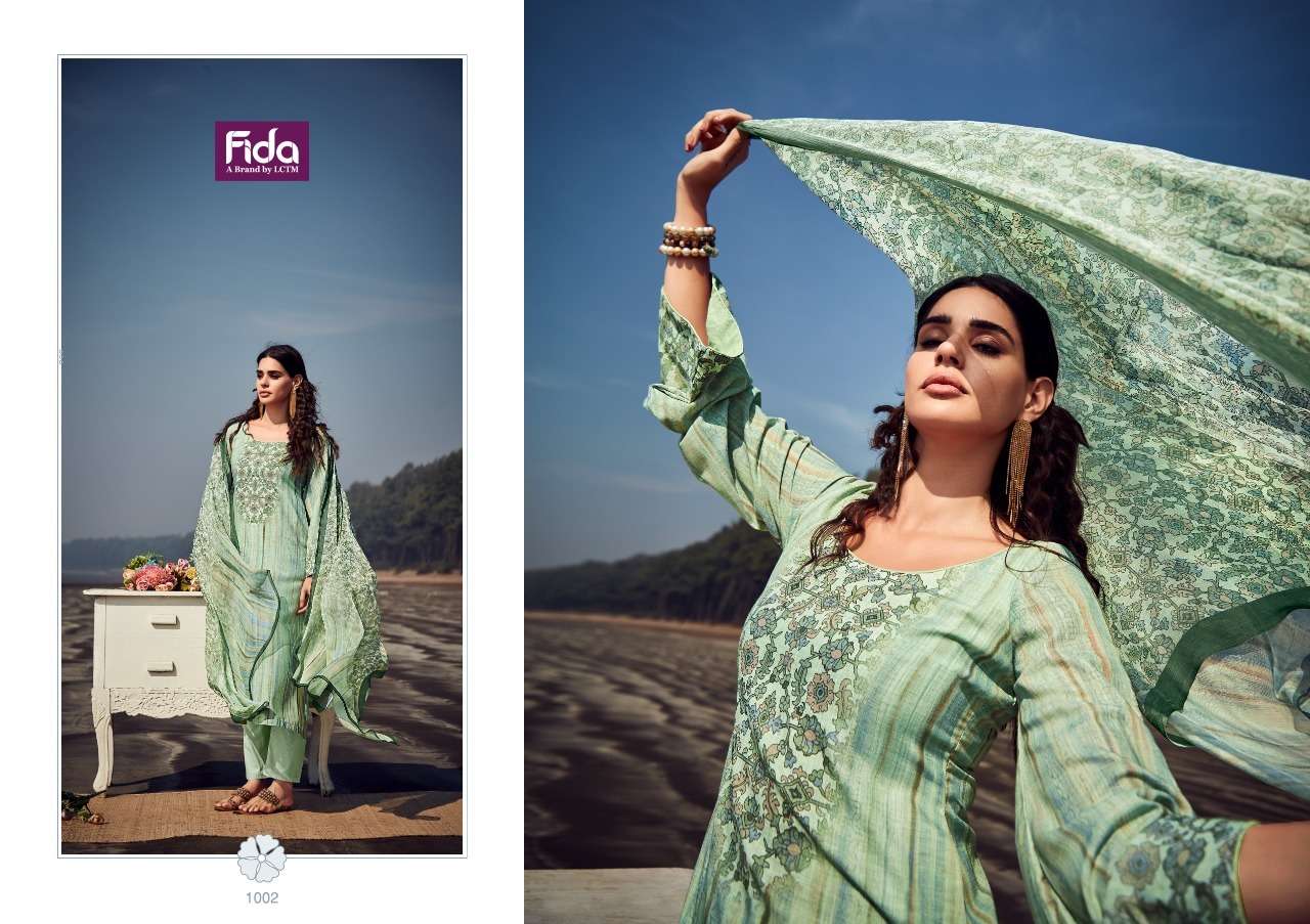 fida helena designer embroidered suits collection with pure dupatta set wholesale price 