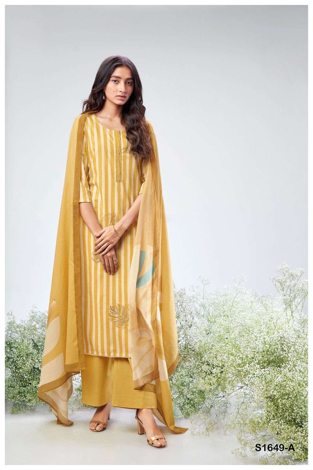 ganga barkha 1649 series fancy designer salwar kameez catalogue online supplier surat