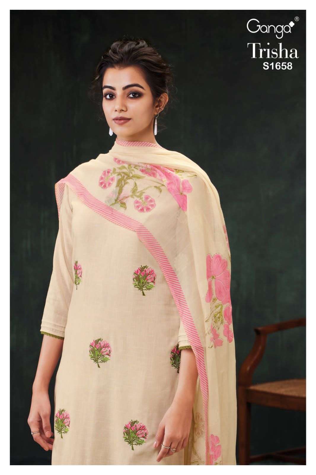 ganga fashion zilmil 1570 premium woven silk fancy unstich dress material collection surat