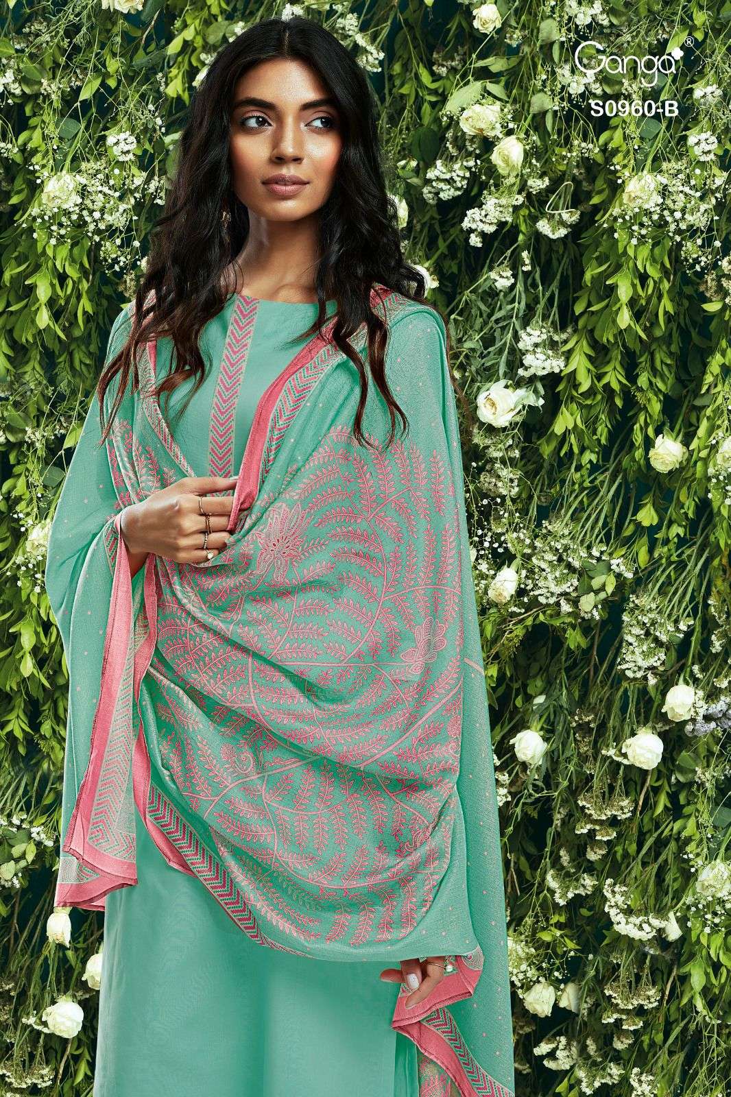 ganga heny 960 series premium cotton designer salwar suits wholesale price surat