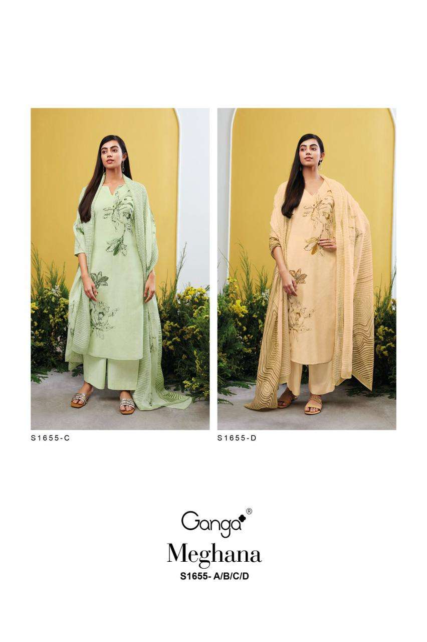 ganga meghana 1655 series stylish designer salwar kameez catalogue wholesaler surat 