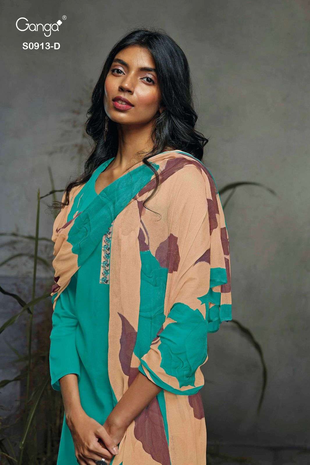 ganga ruha 913 series indian designer salwar kameez catalogue wholesaler surat