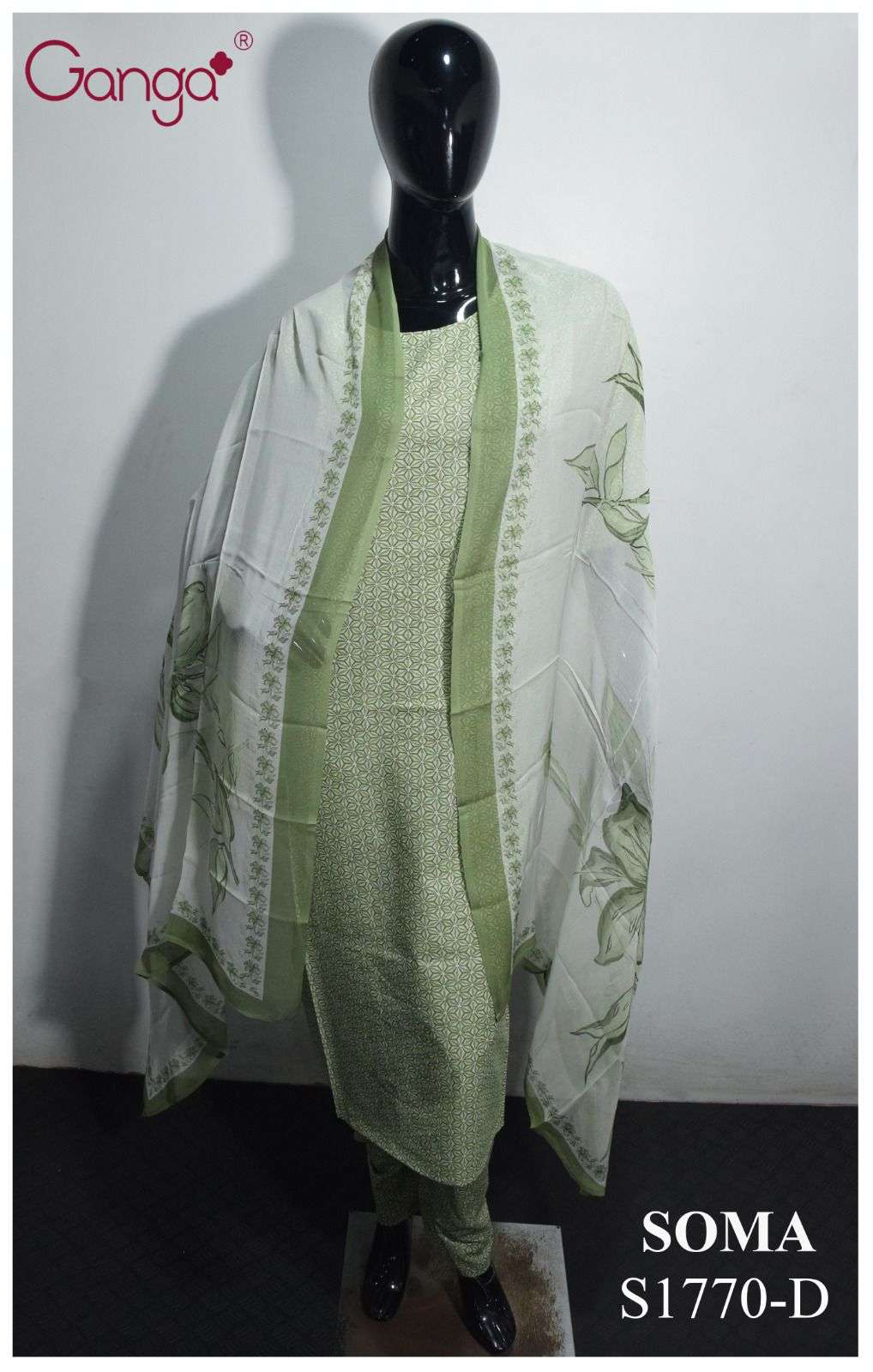 ganga soma 1770 premium cotton unstich salwar kameez wholesale price surat