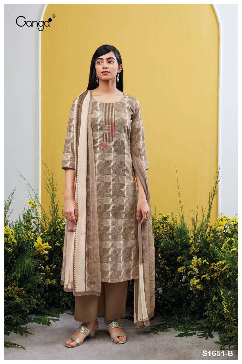 ganga tanuja 1651 series indian designer salwar kameez catalogue wholesale price surat 