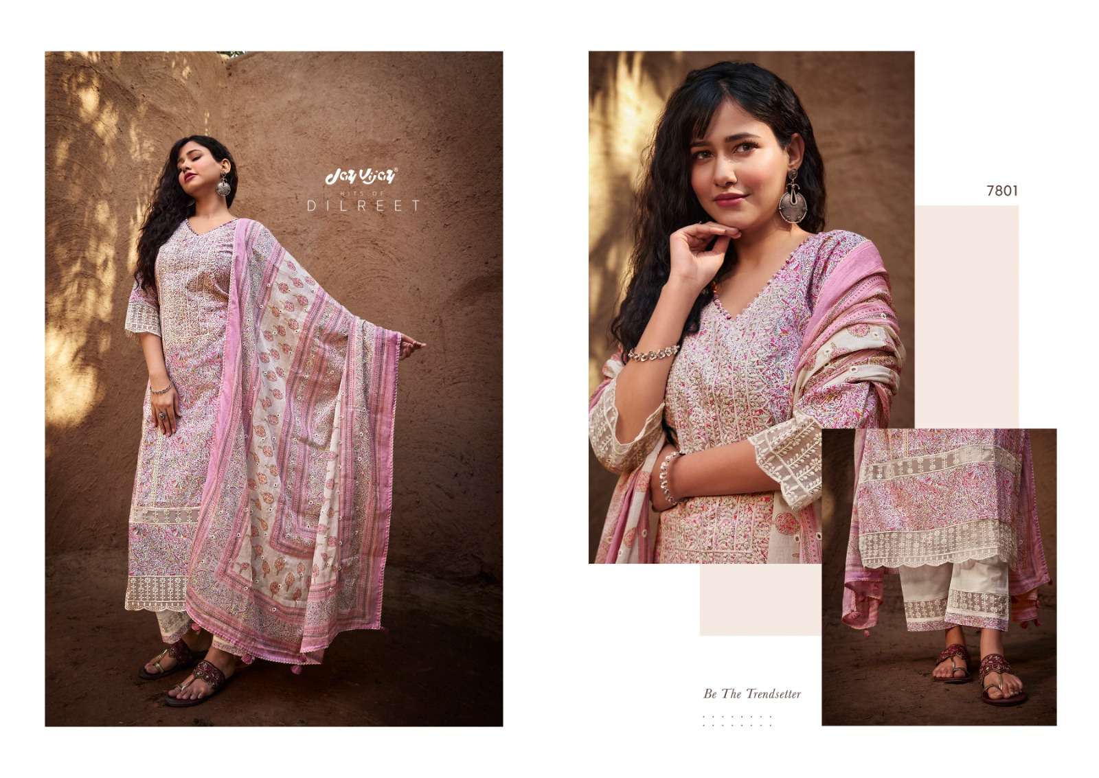 jayvijay hits of dilreet 7801-7808 series indian designer salwar kameez catalogue online supplier surat 