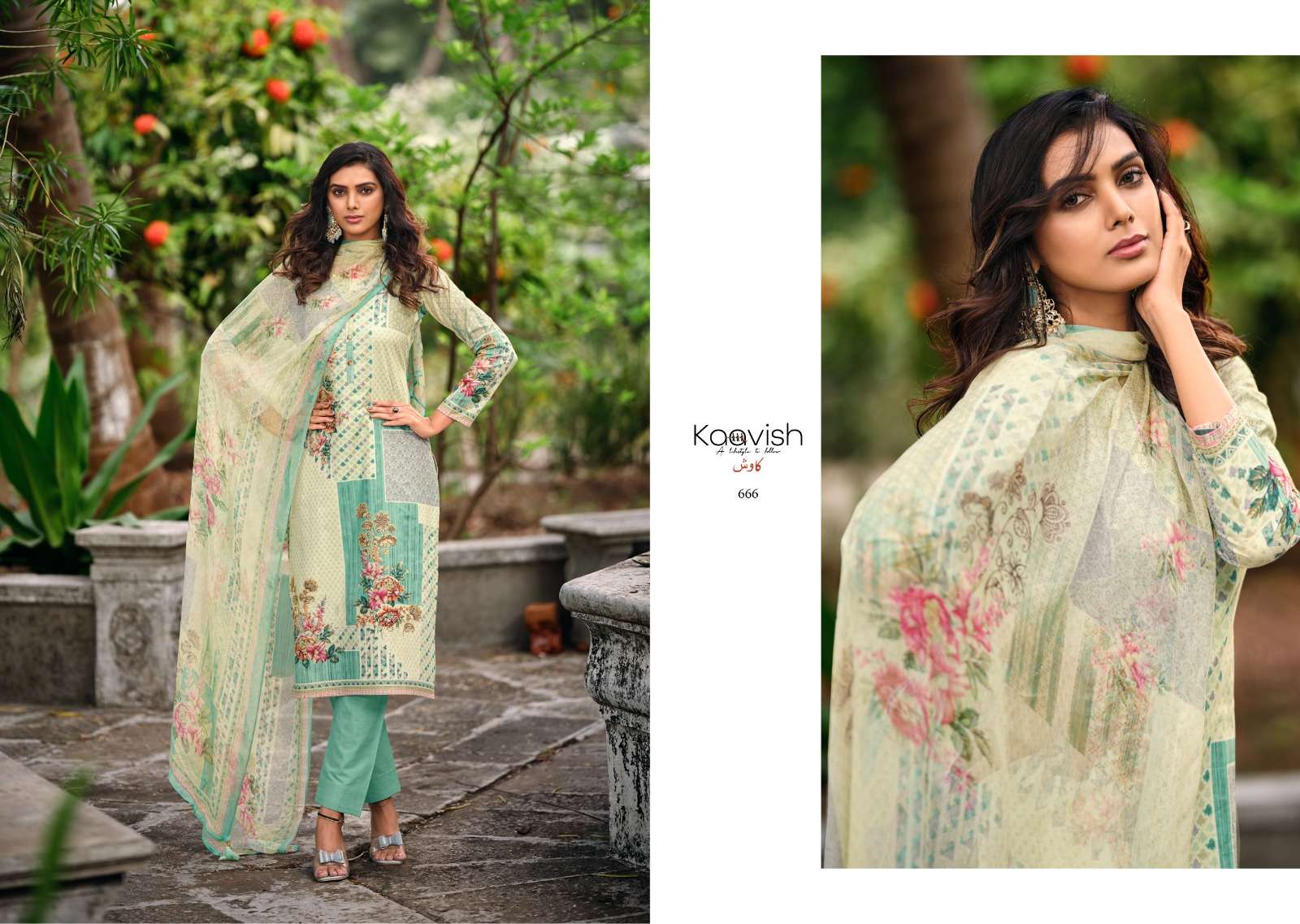 kaavish fashion naimat 661-666 series fancy designer salwar kameez catalogue wholesaler surat