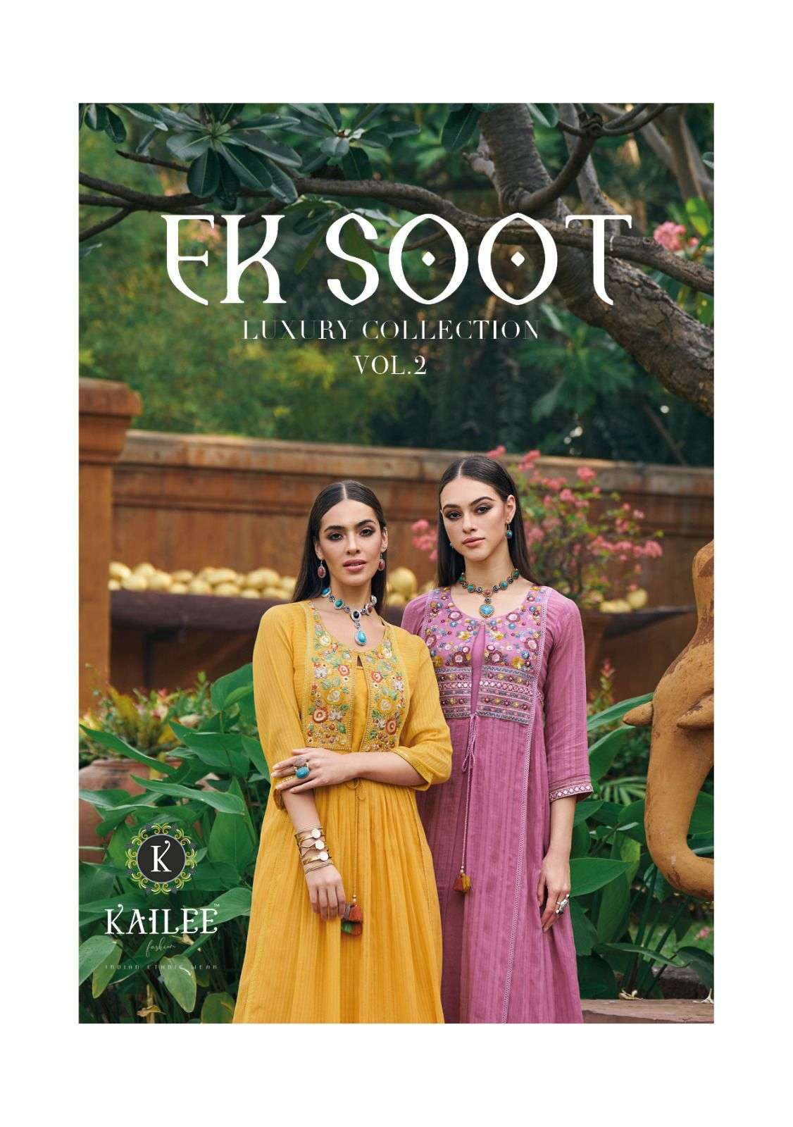 kailee fashion ek soot vol-2 40101-40104 series fancy designer kurtis catalogue wholesale price surat 
