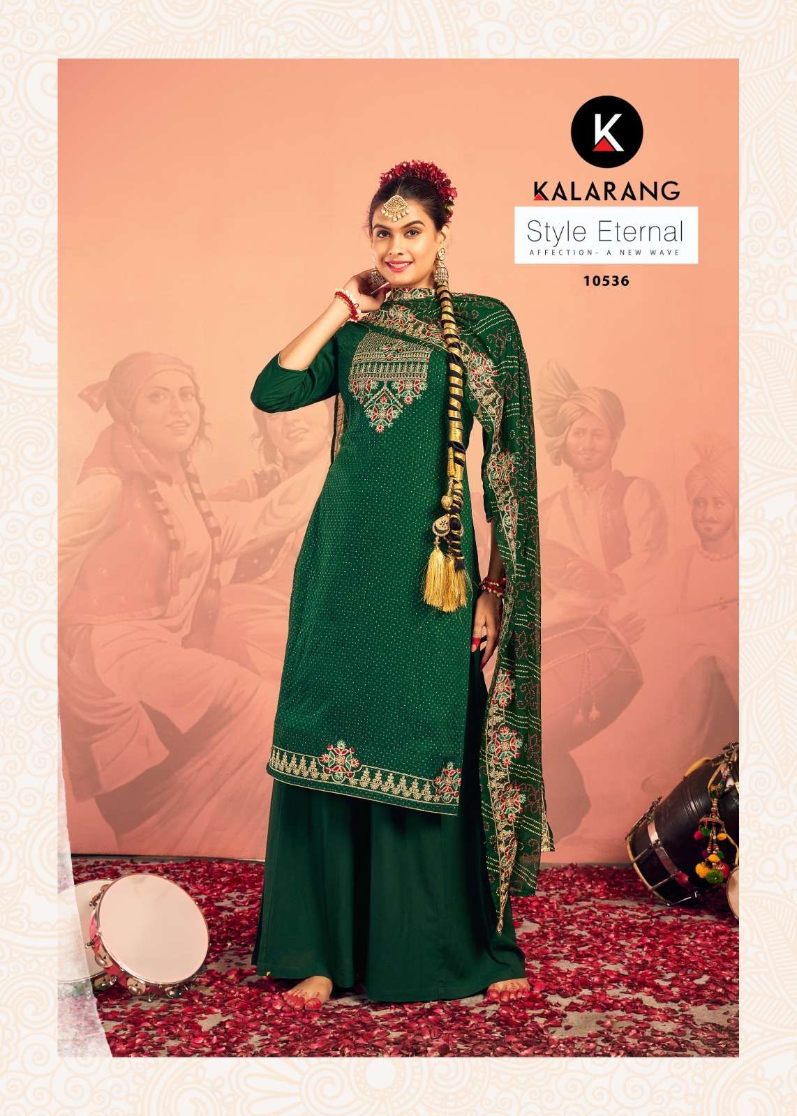 kalarang amoli 10531-10536 series indian designer salwar kameez catalogue design 2023 