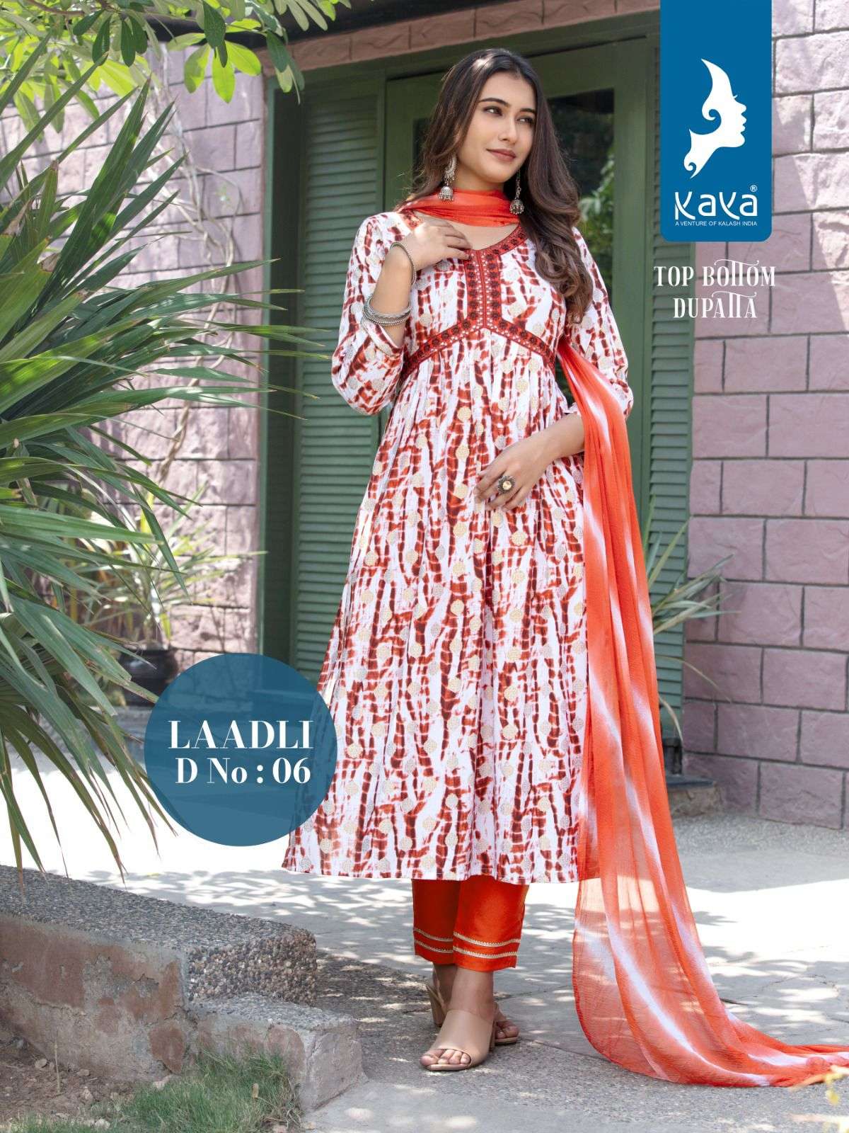 kaya laadli 01-08 series fancy designer top botttom with dupatta catalogue design 2023 