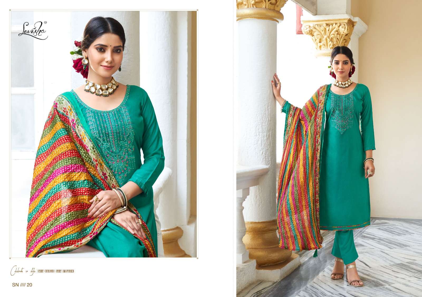 levisha nivisha vol-2 19-24 series rayon designer salwar kameez catalogue wholesale price surat
