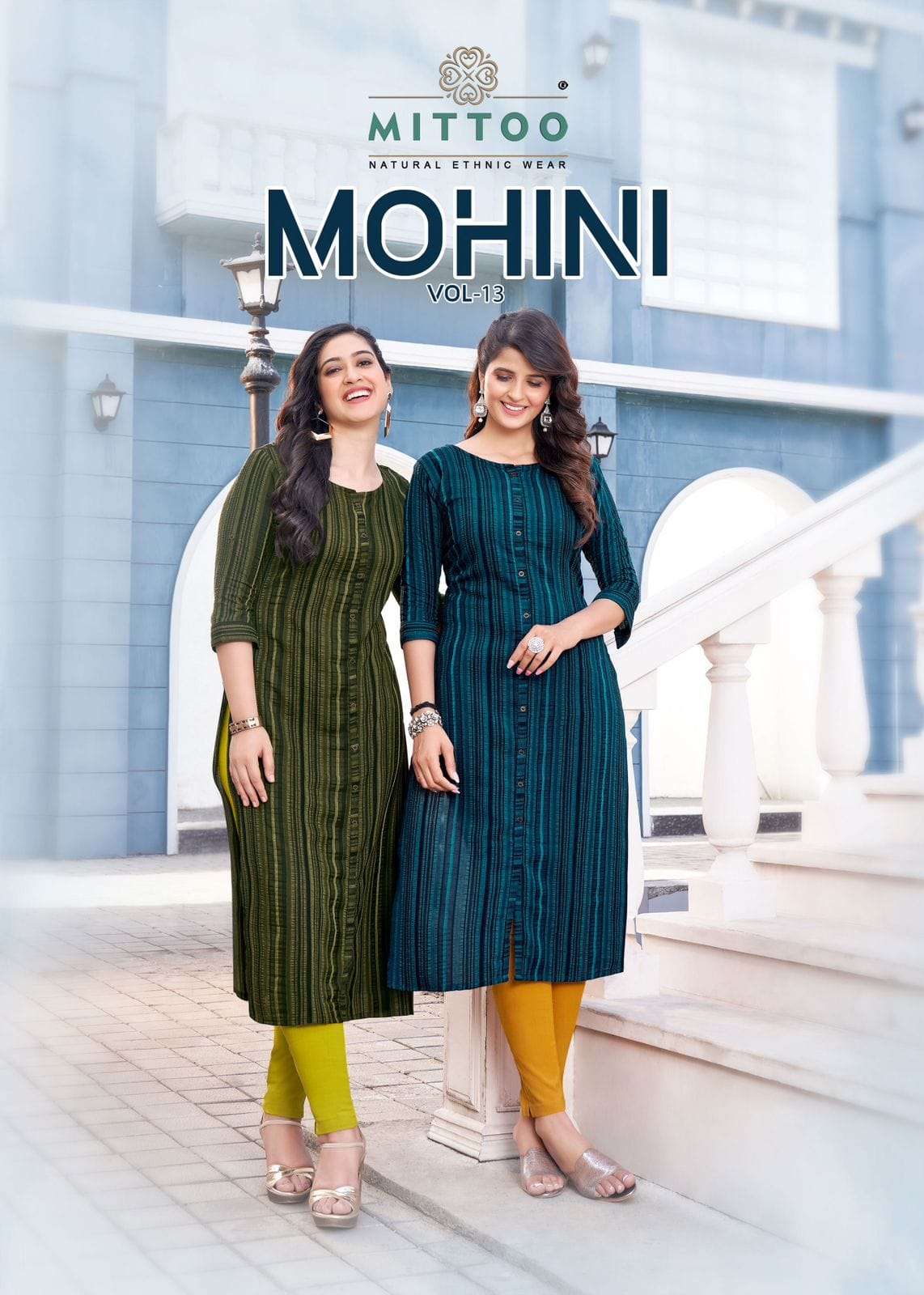 mittoo mohini vol-13 4097-4100 series trendy designer kurtis catalogue wholesaler surat 