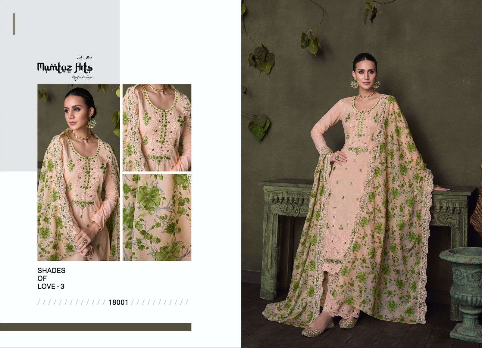 mumtaz arts by shades of love vol 3 18001-18004 series lawn cotton summer special salwar kameez online dealer 
