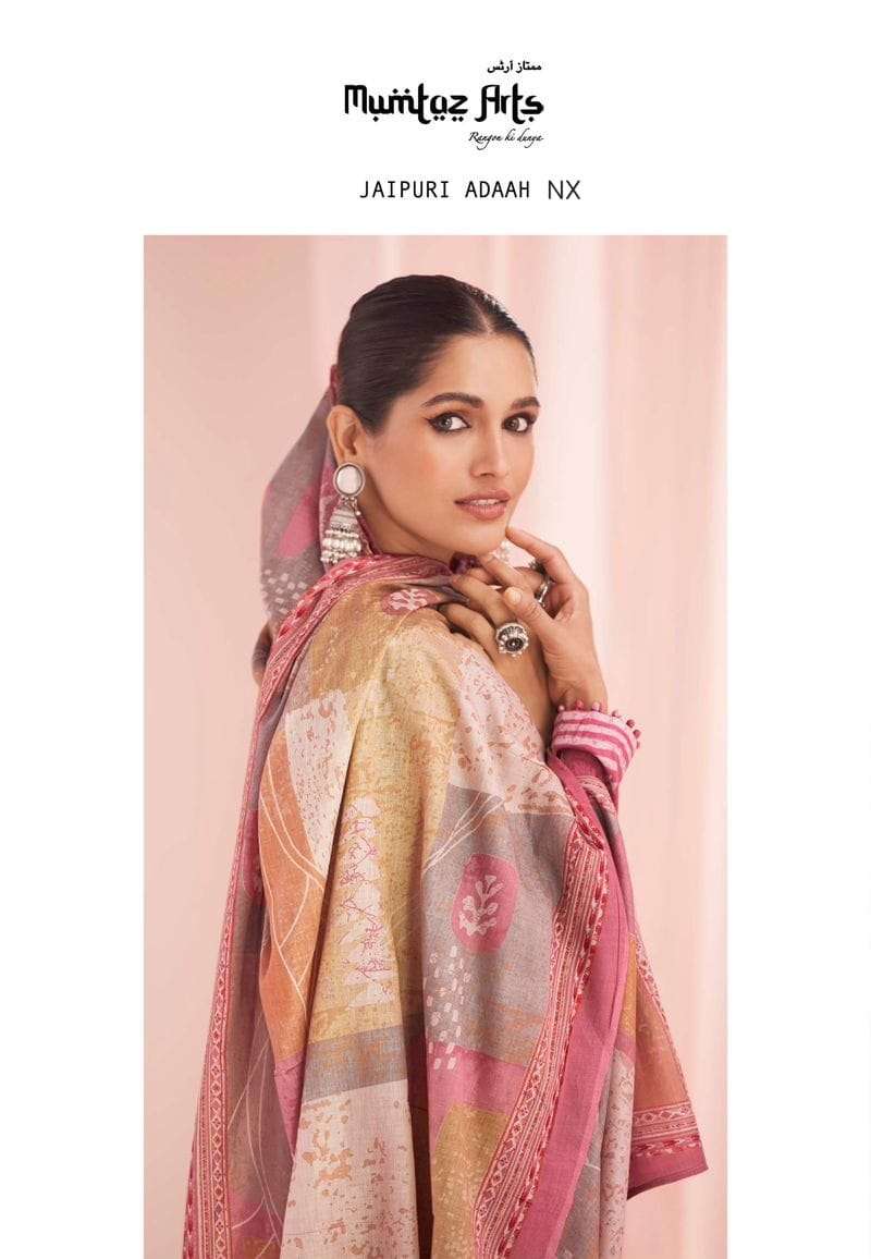 mumtaz arts jaipuri adaah nx stylish designer salwar suits online supplier surat 
