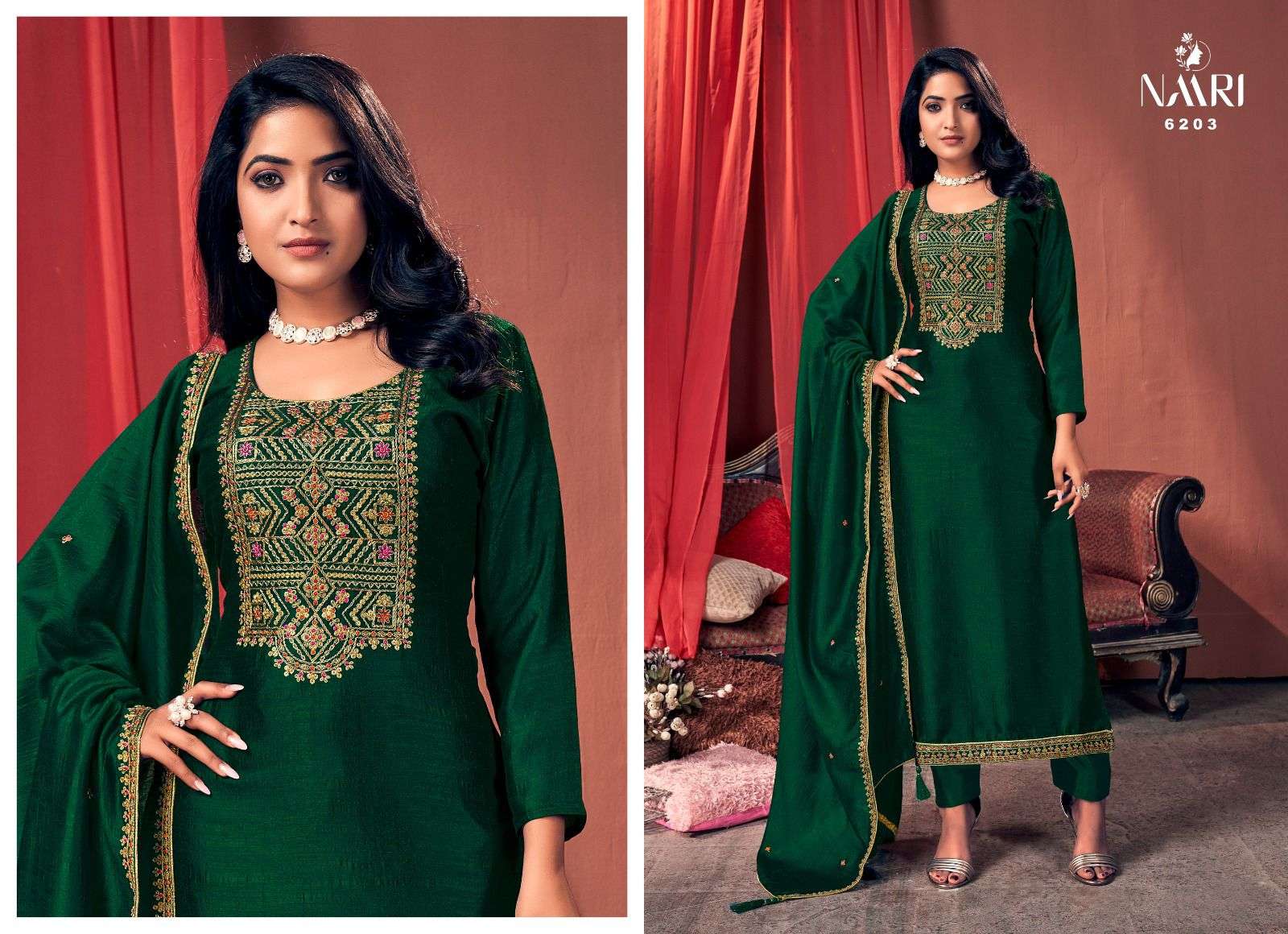 naari colours 6201-6204 series exclusive designer salwar kameez catalogue wholesale price surat